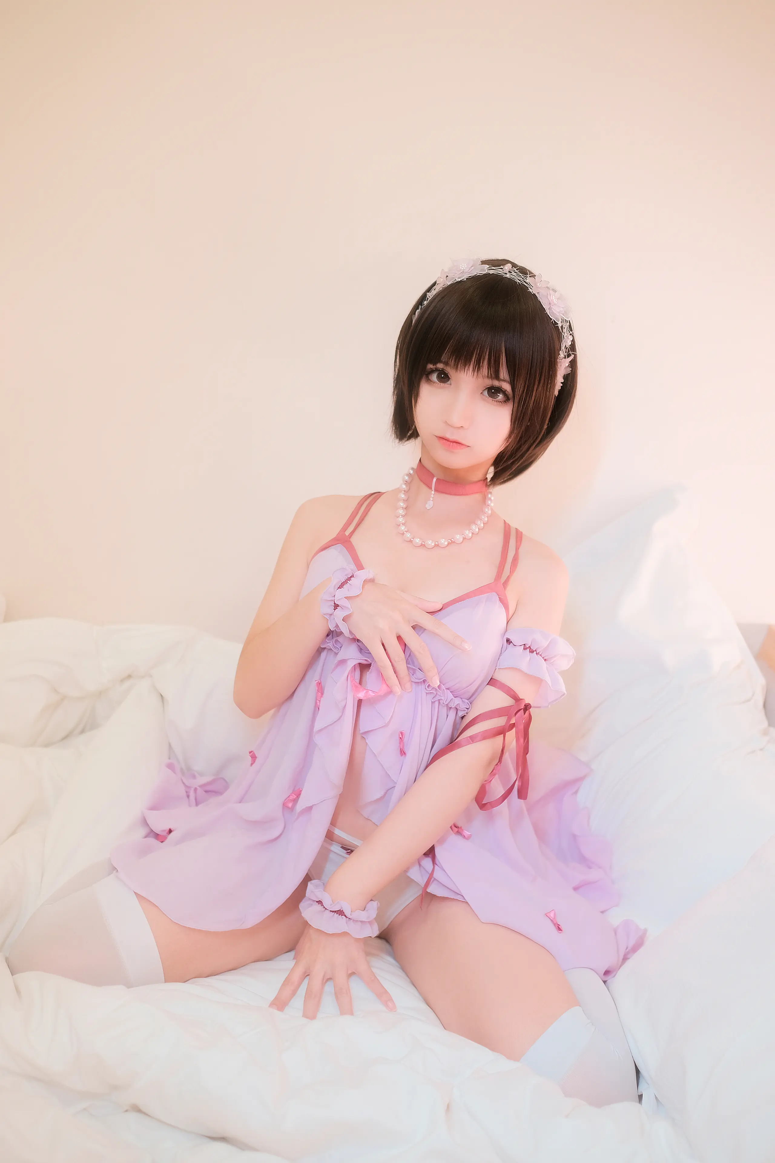 蠢沫沫 加藤惠睡衣 [30P]