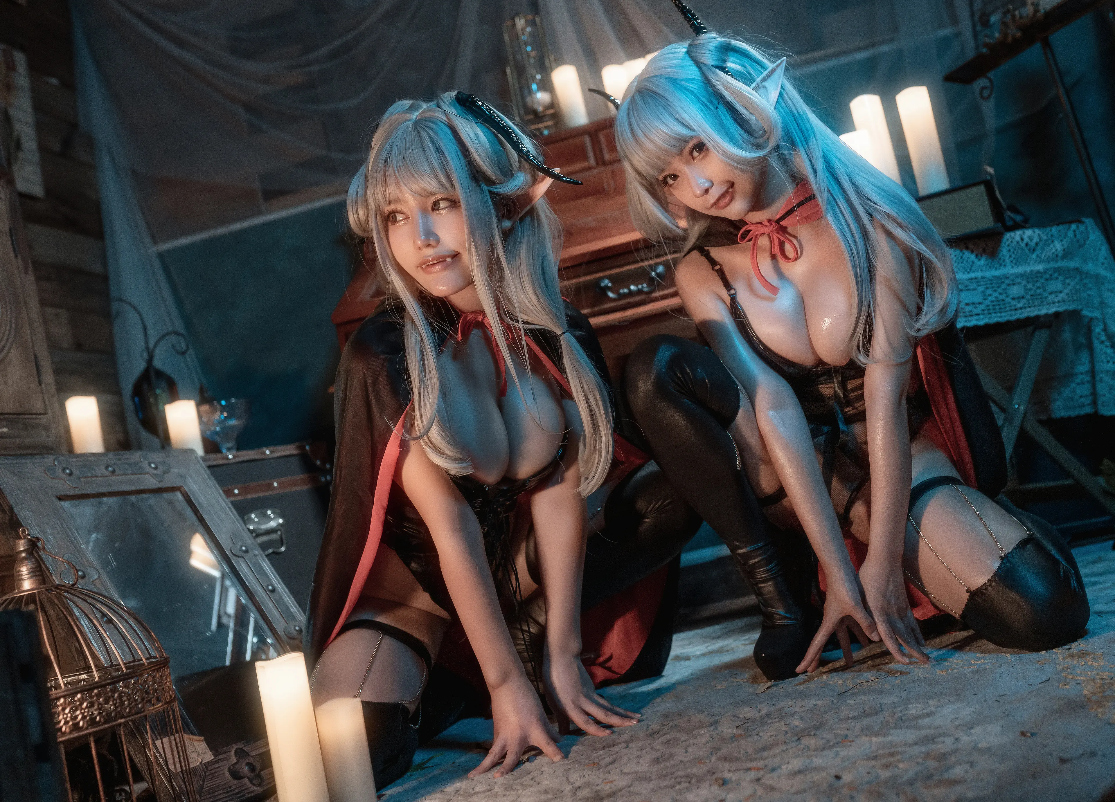 蠢沫沫 双人吸血鬼 (&一笑芳香沁) [30P]