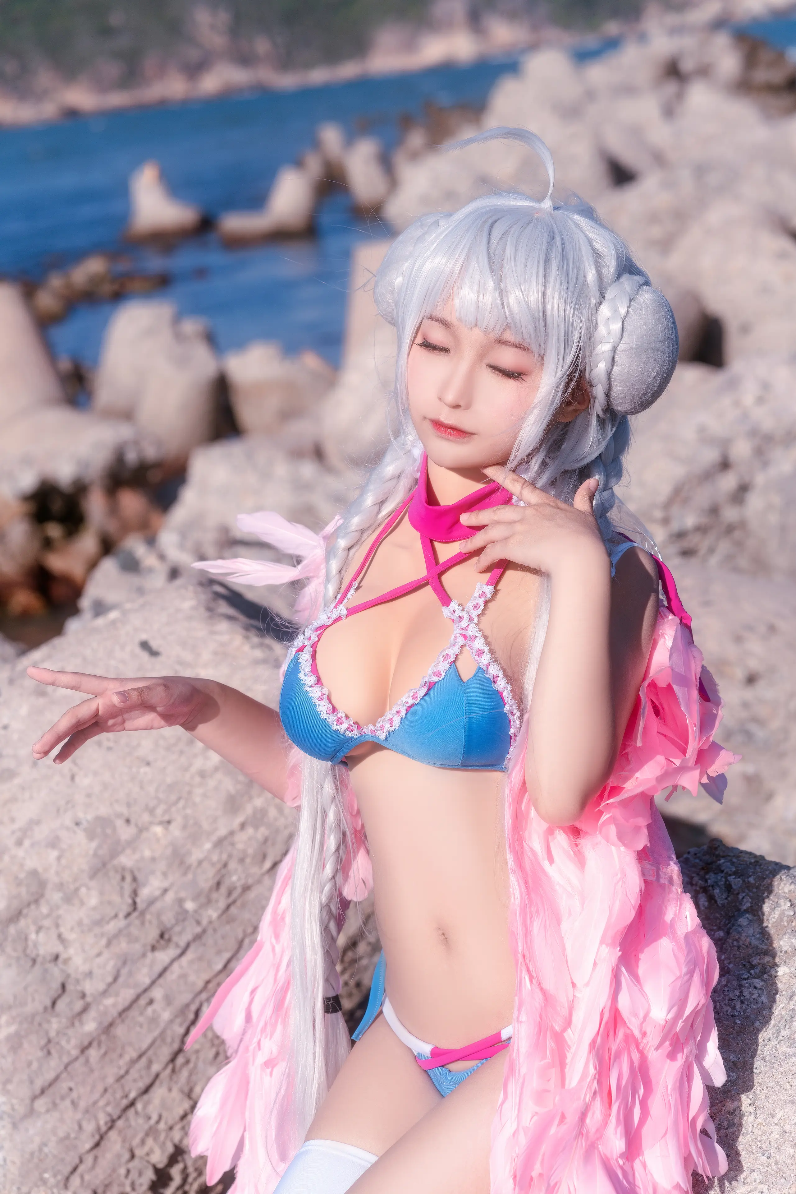 蠢沫沫 可畏泳装 [41P]