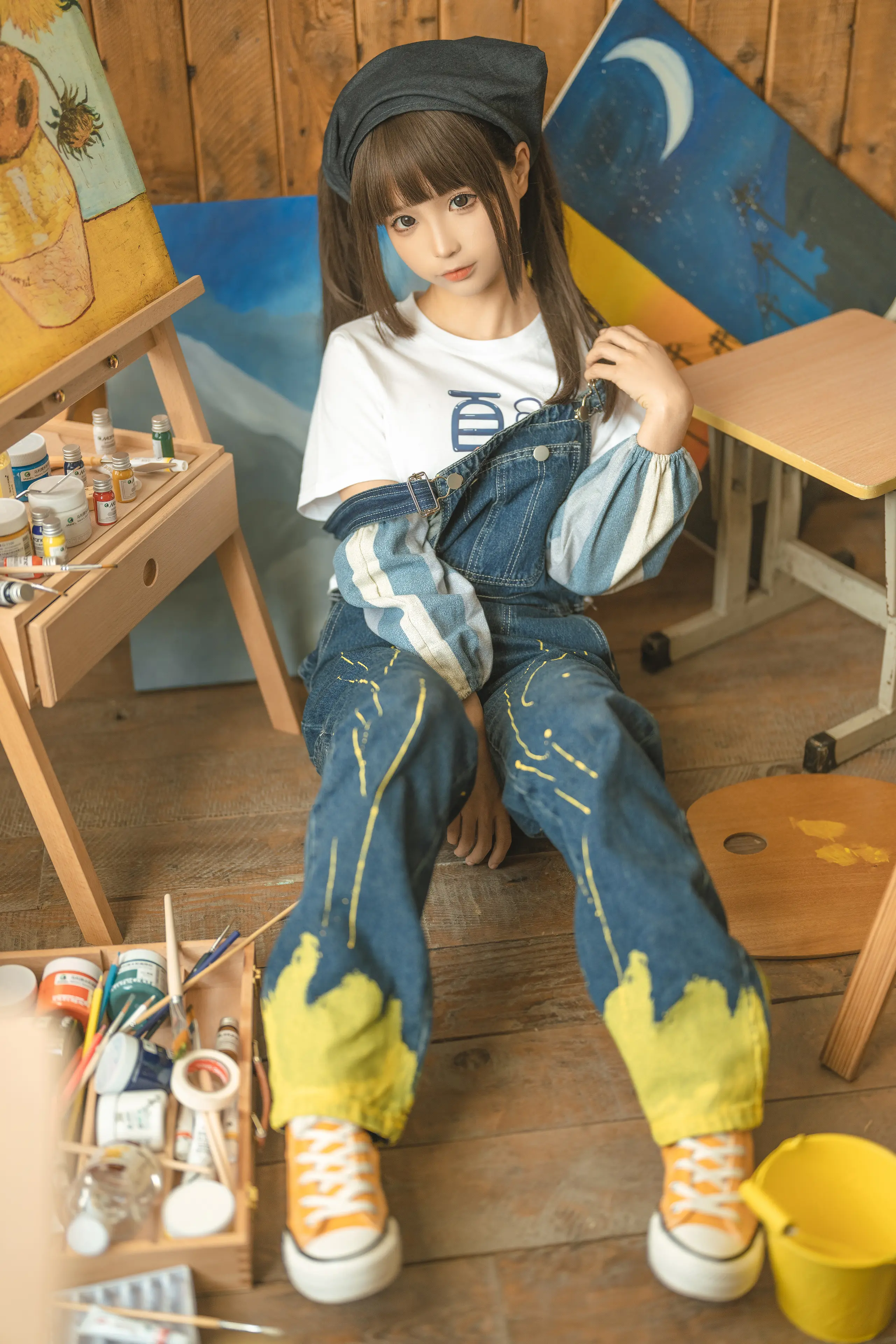 蠢沫沫 小画家 [110P]