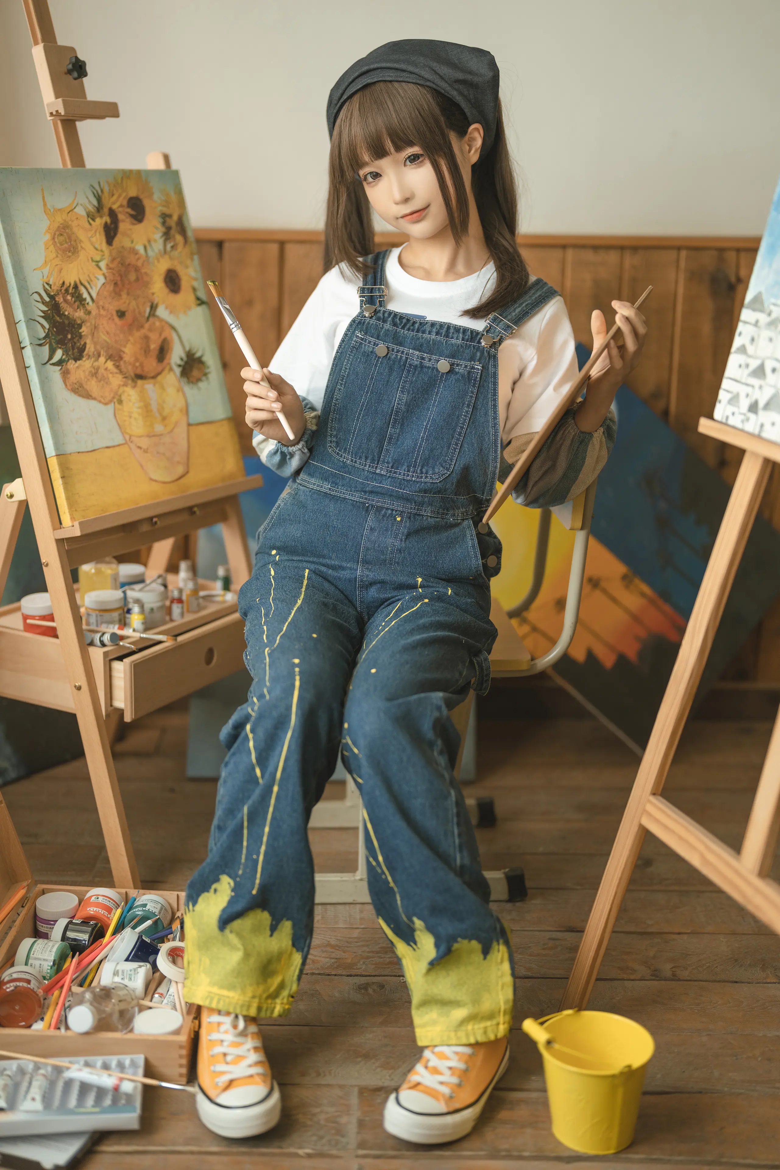 蠢沫沫 小画家 [110P]