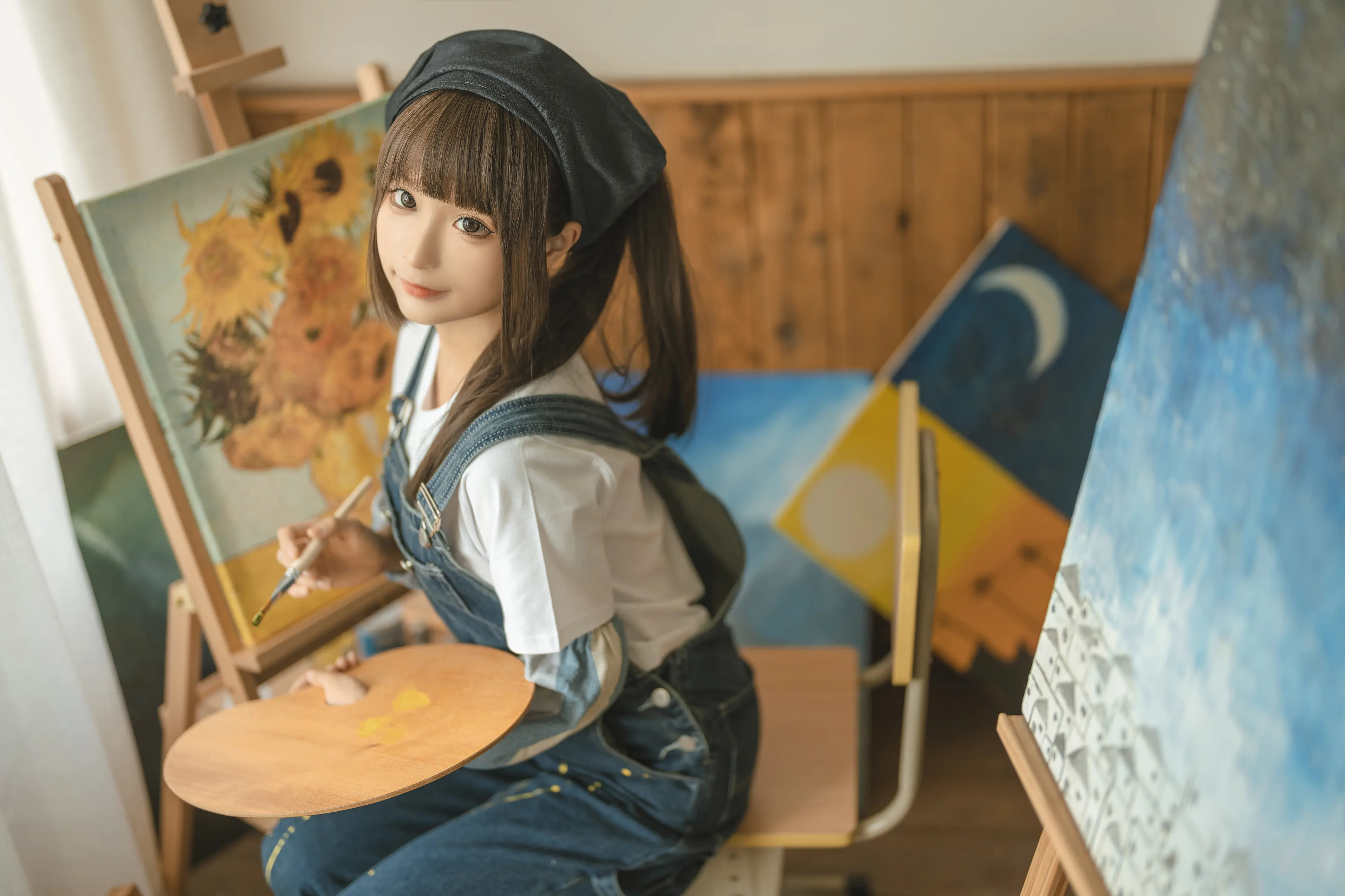 蠢沫沫 小画家 [110P]