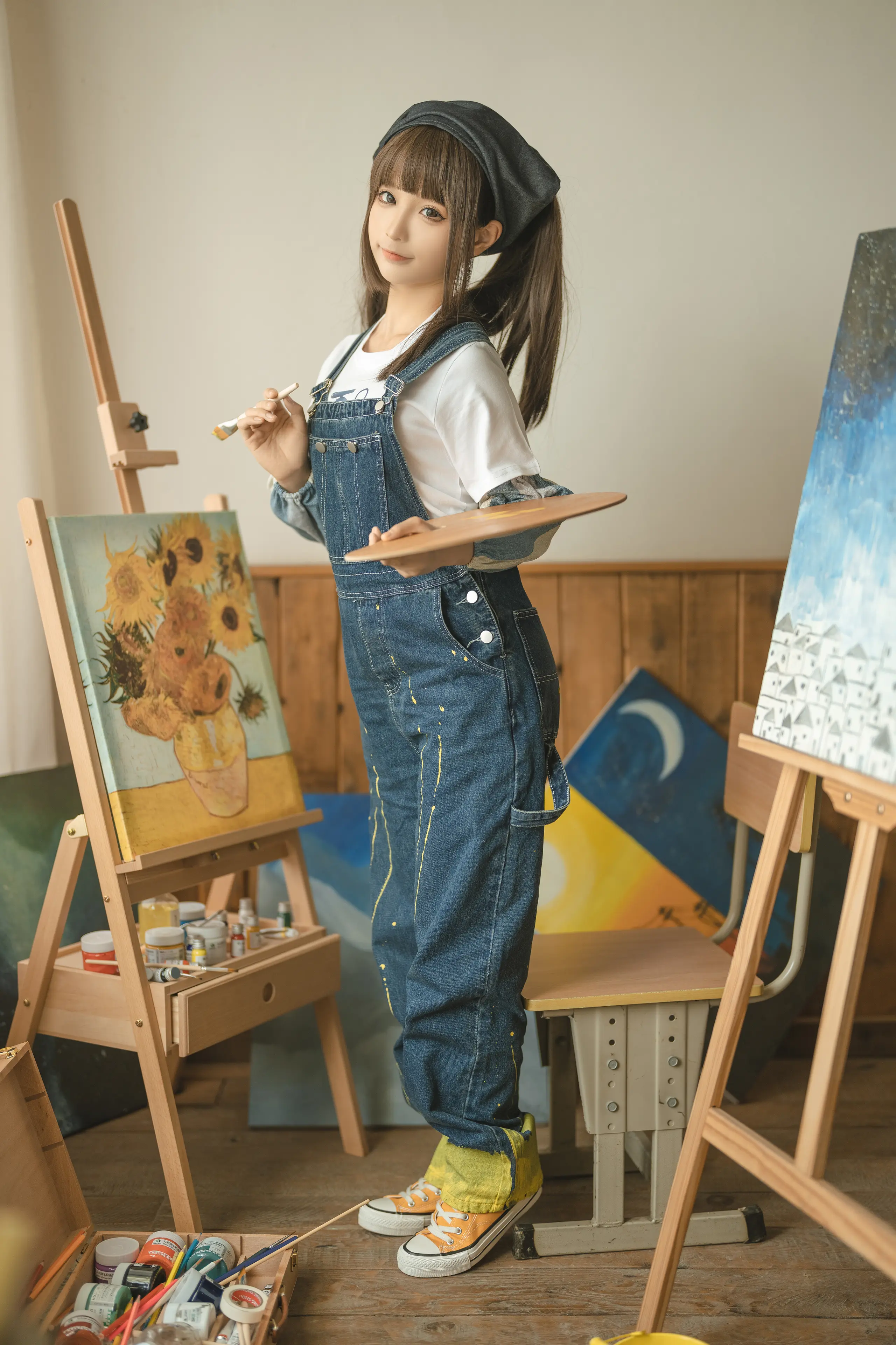 蠢沫沫 小画家 [110P]