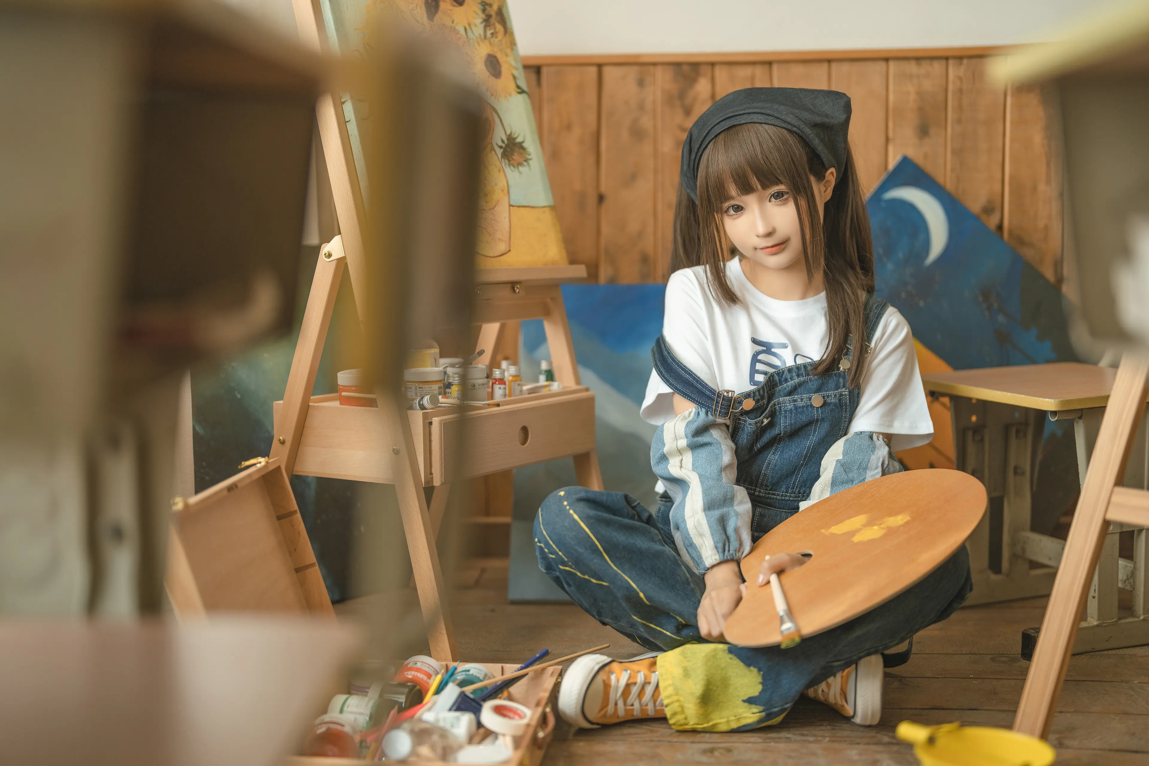 蠢沫沫 小画家 [110P]