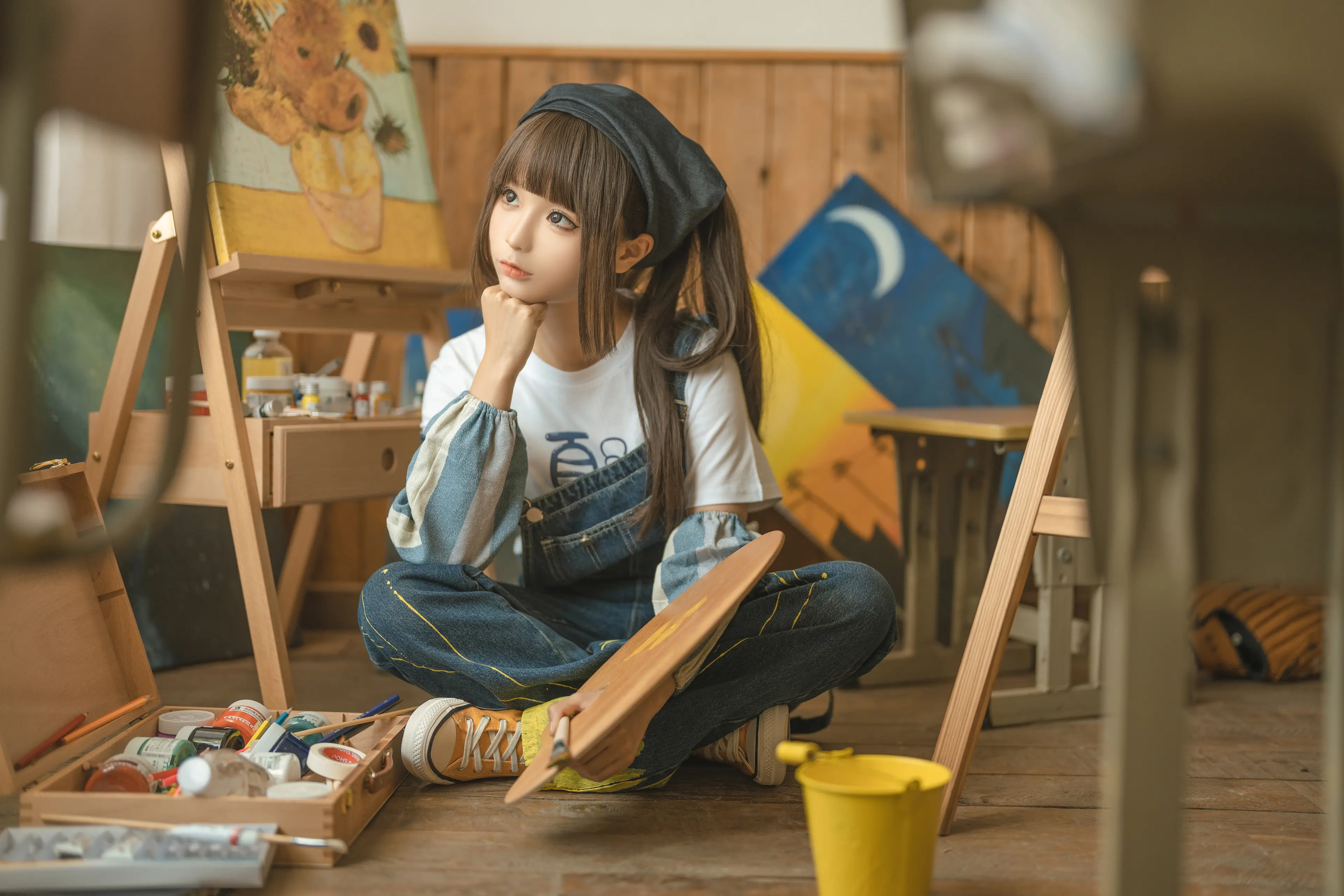 蠢沫沫 小画家 [110P]