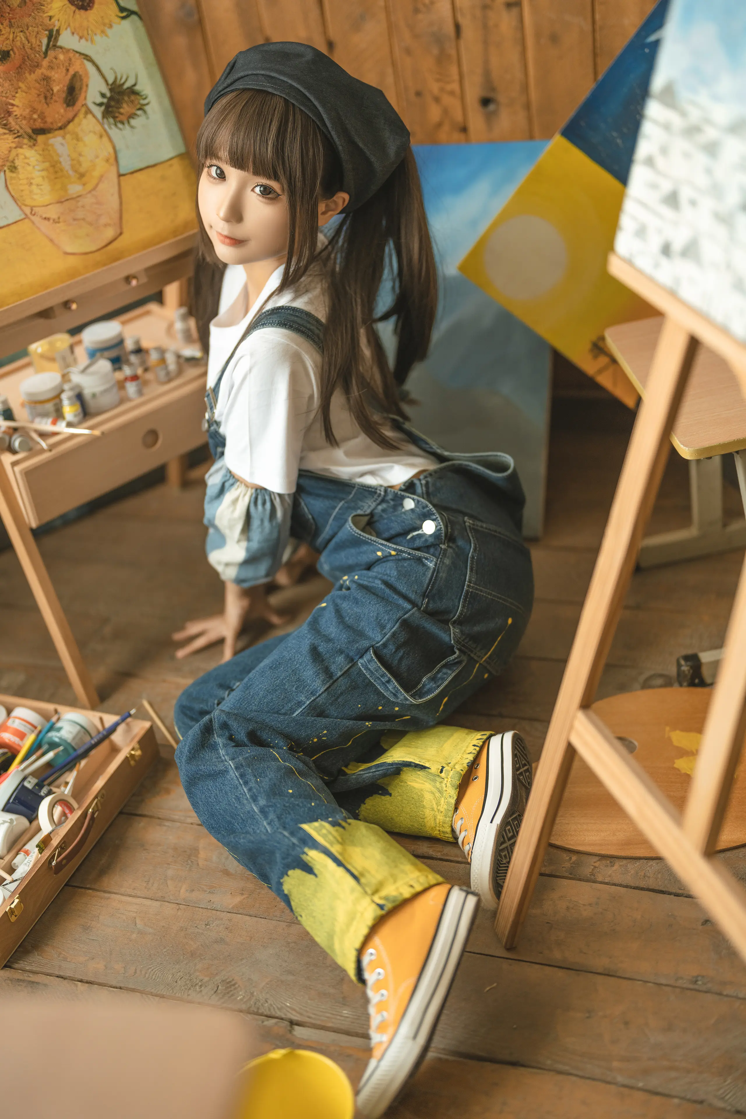 蠢沫沫 小画家 [110P]