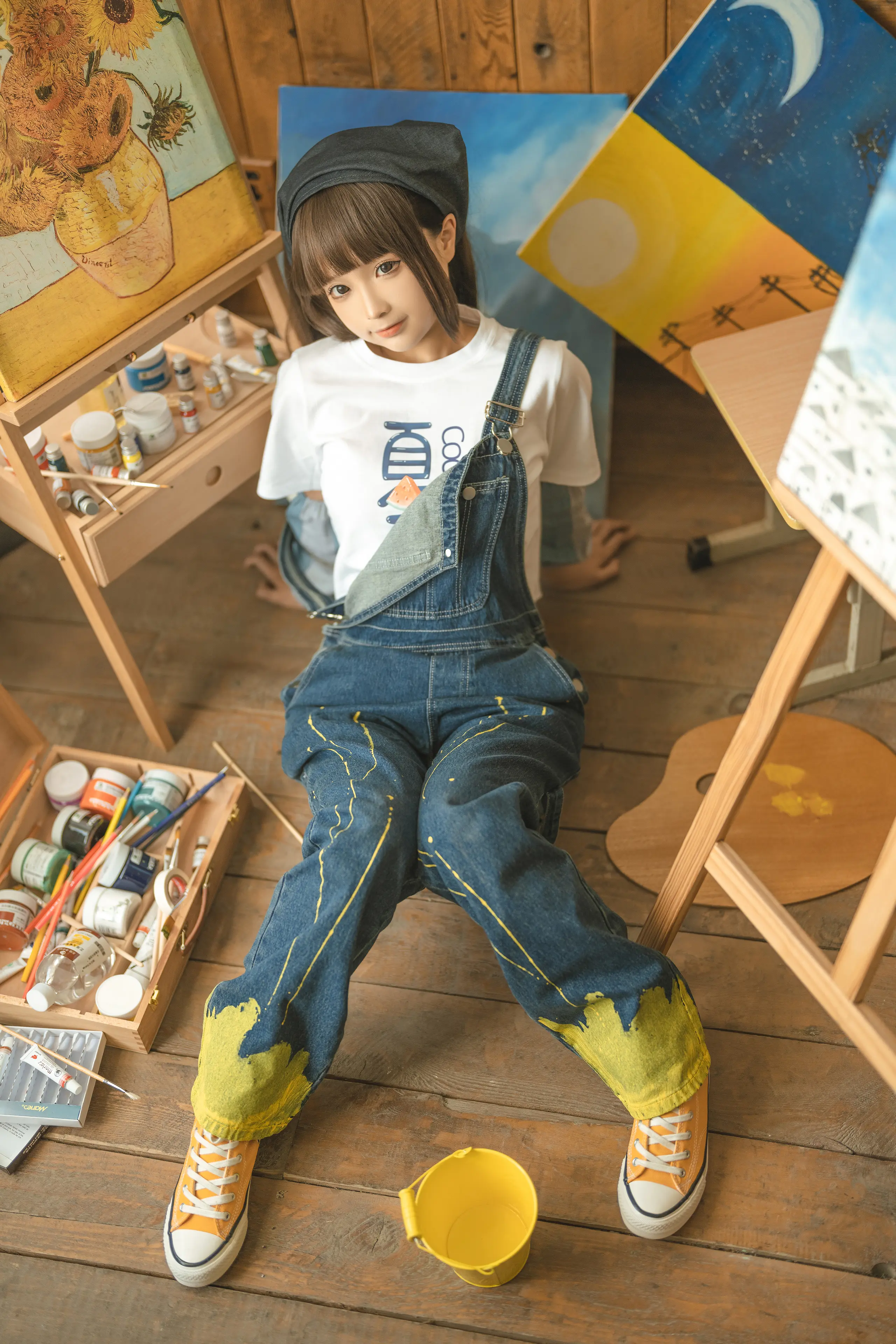 蠢沫沫 小画家 [110P]