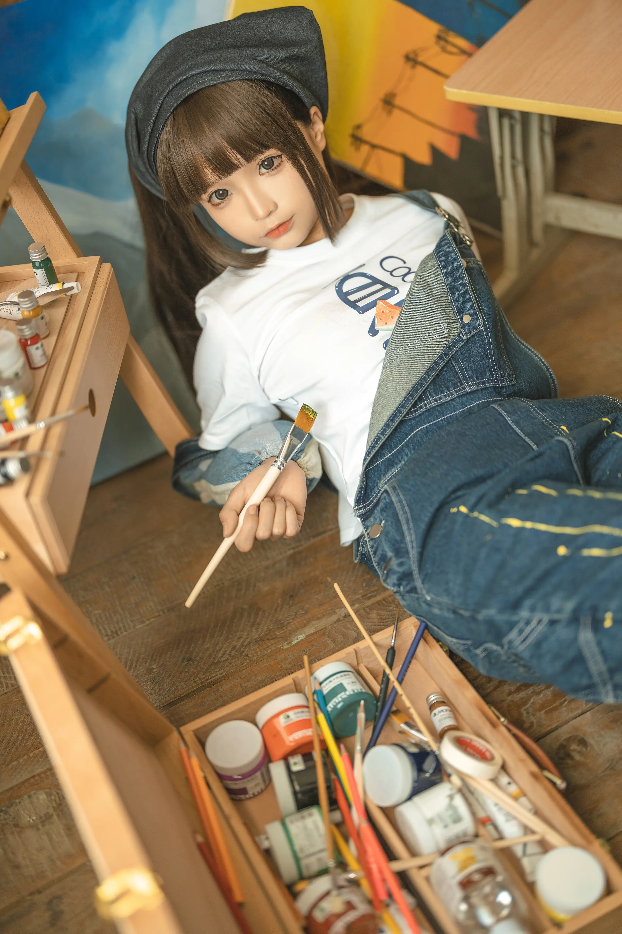 蠢沫沫 小画家 [110P]