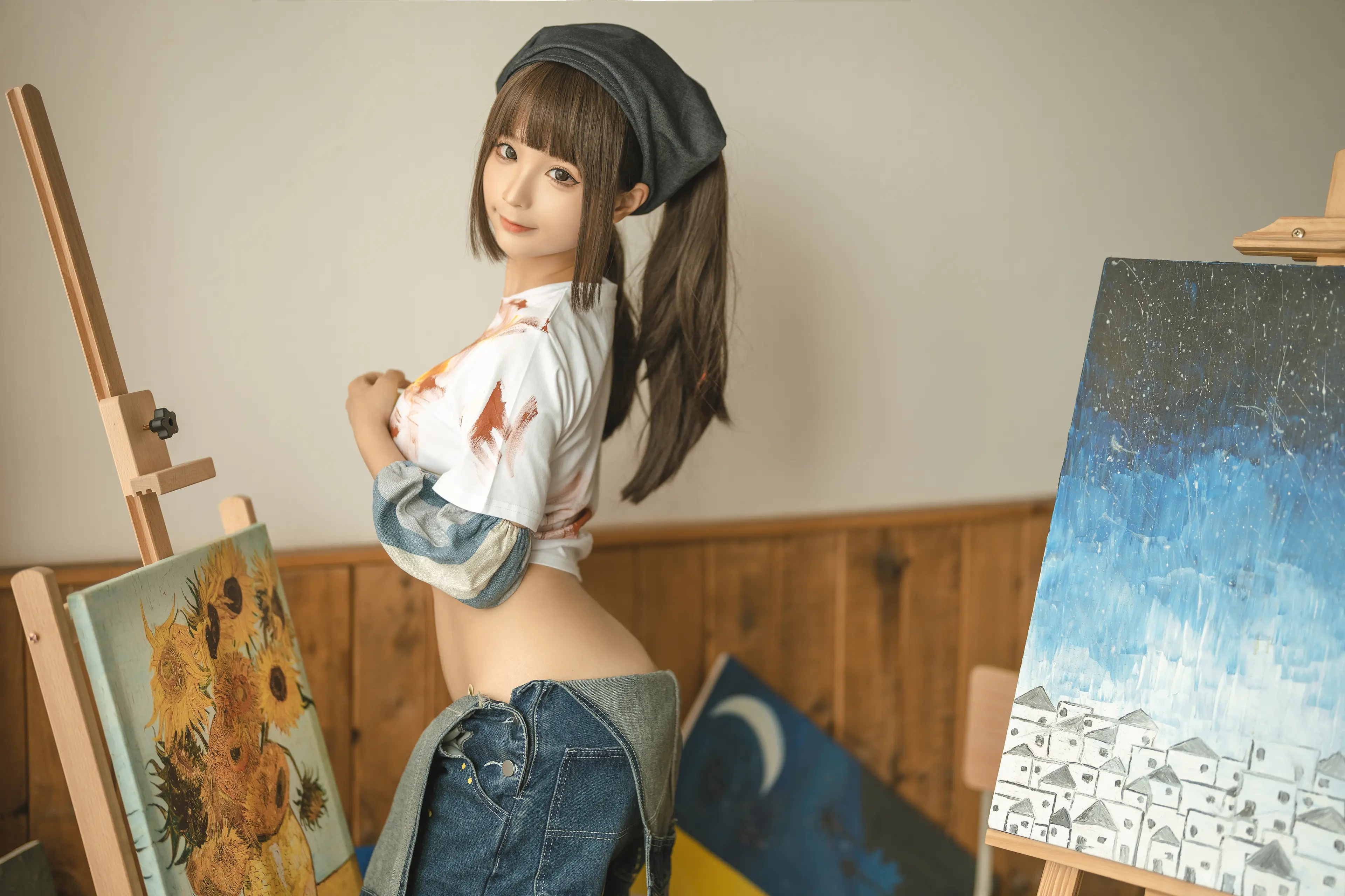 蠢沫沫 小画家 [110P]