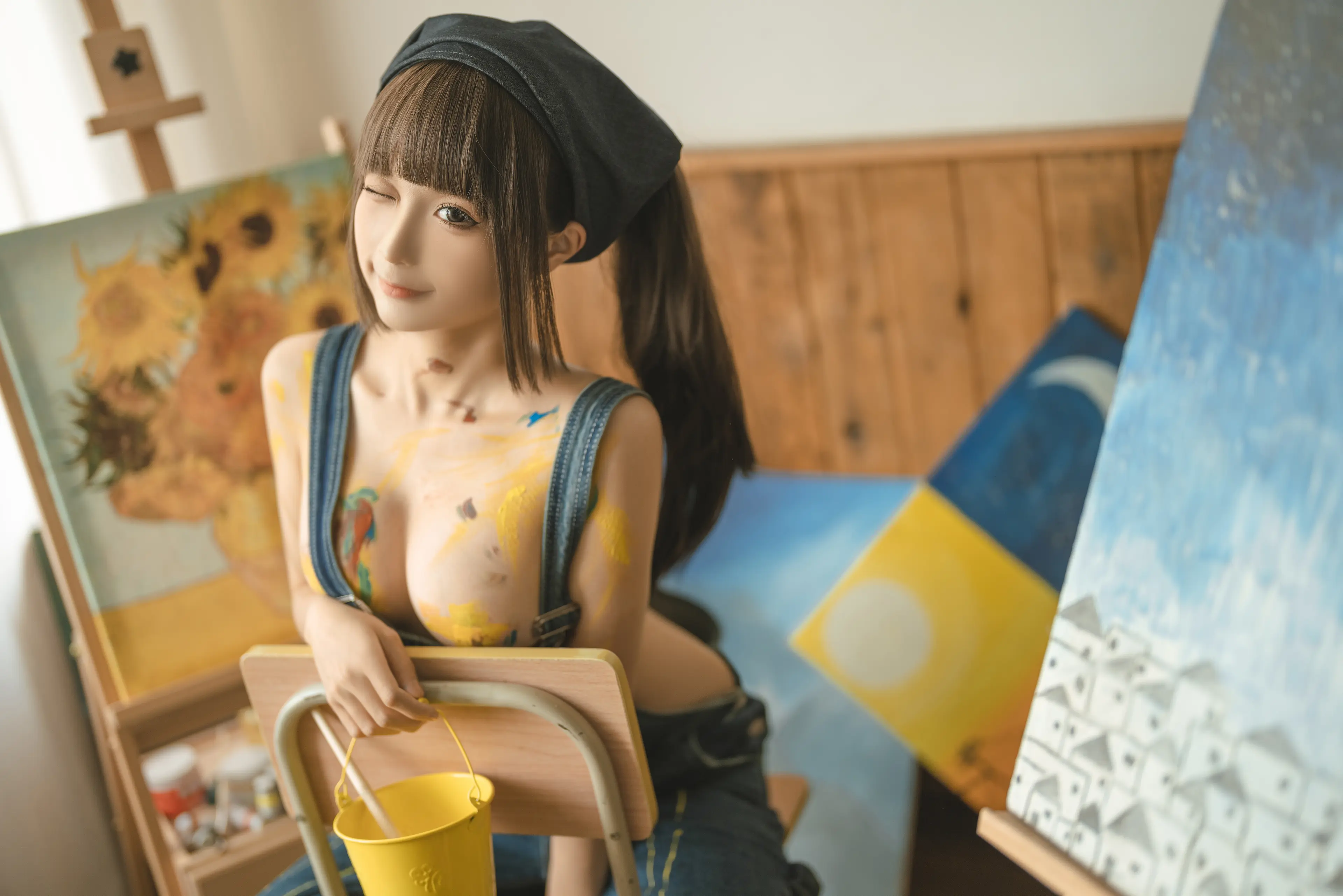 蠢沫沫 小画家 [110P]