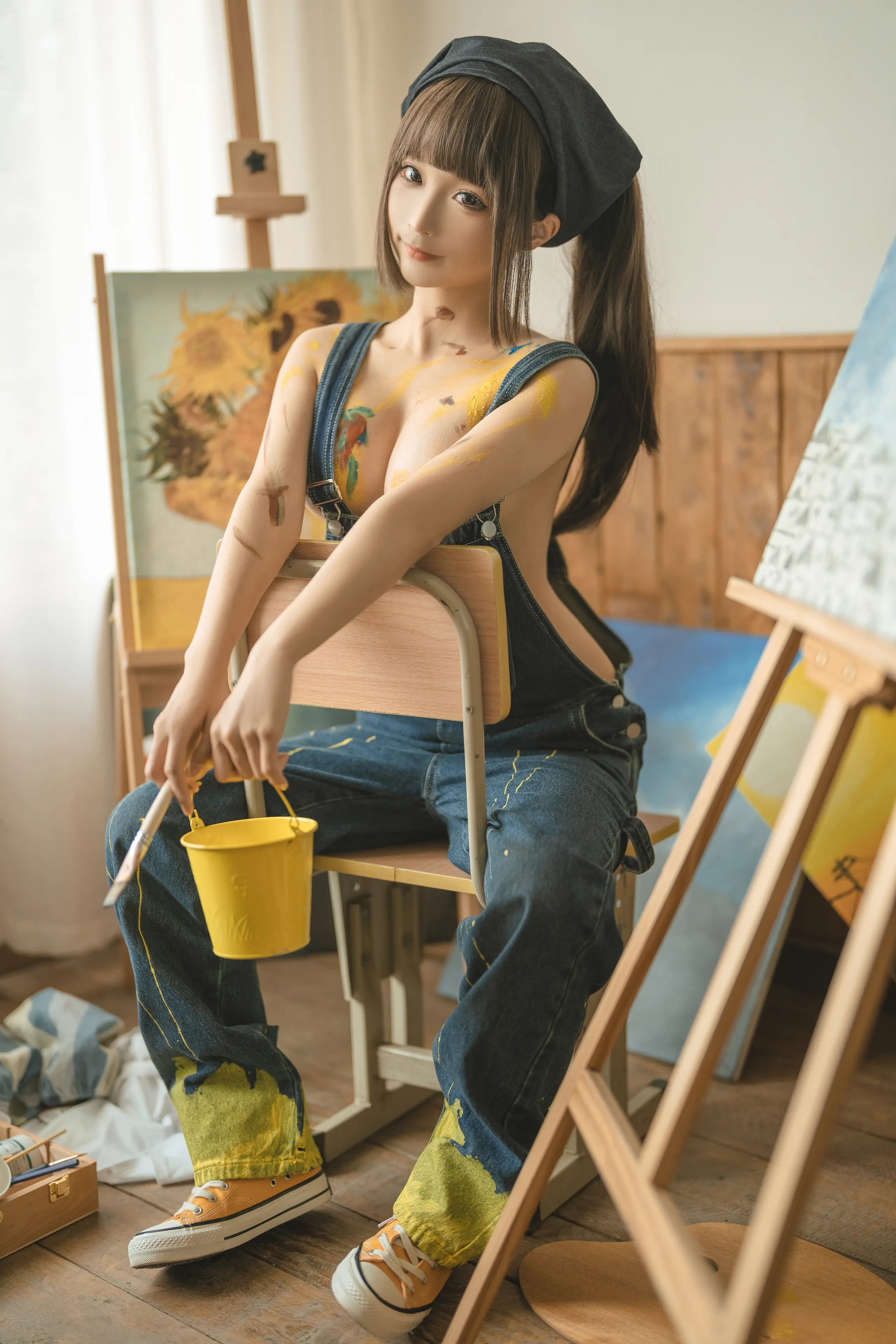 蠢沫沫 小画家 [110P]