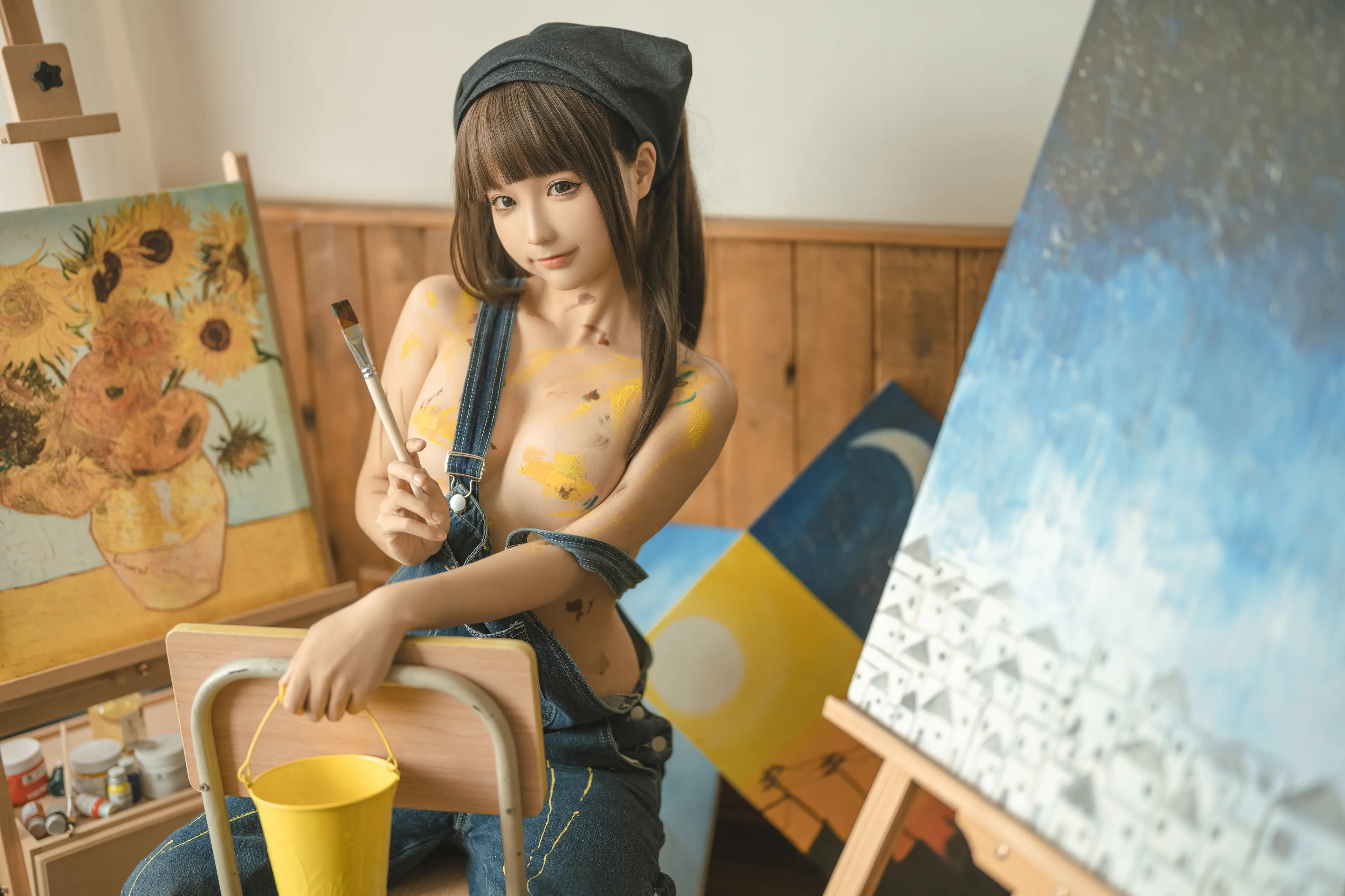 蠢沫沫 小画家 [110P]