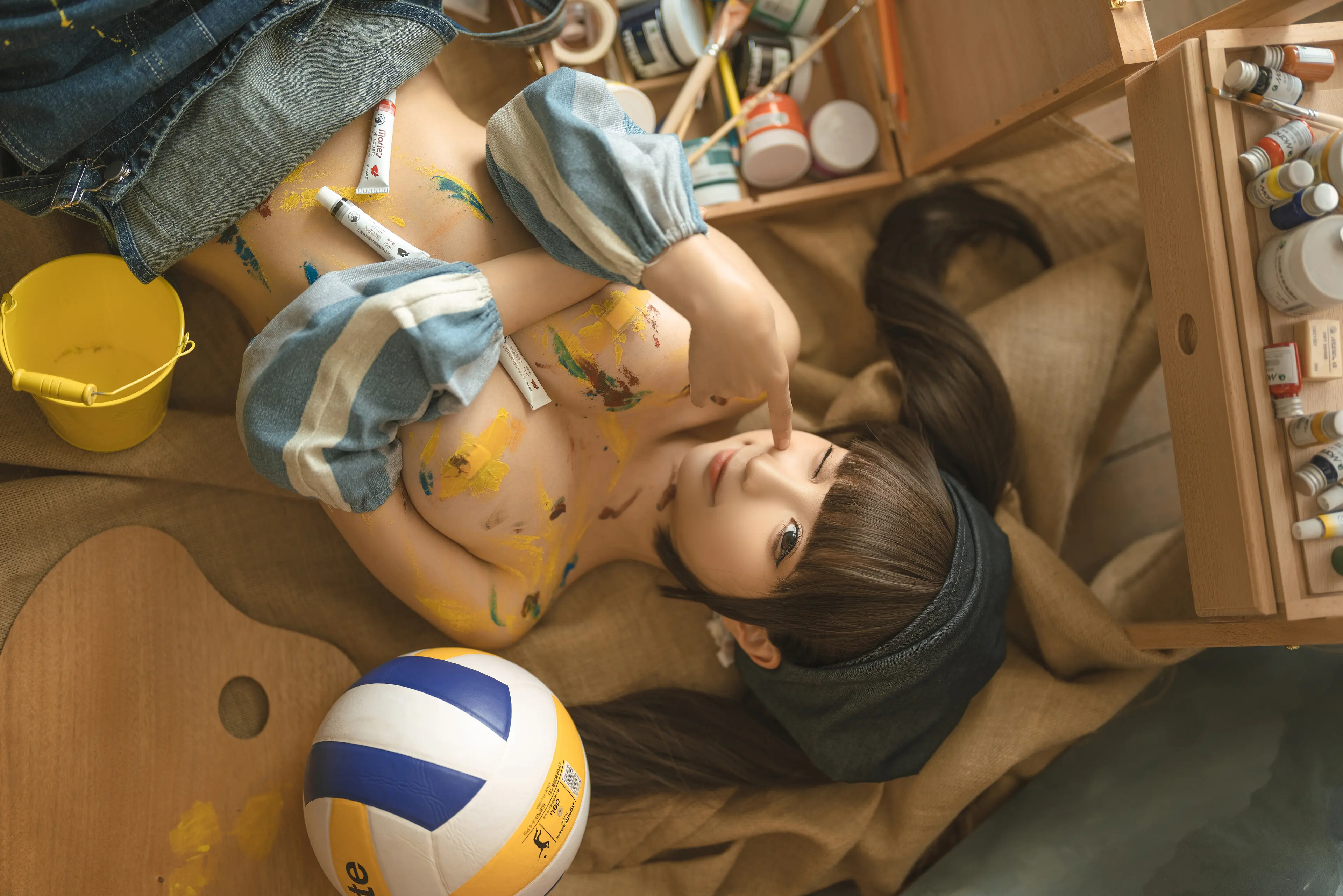 蠢沫沫 小画家 [110P]