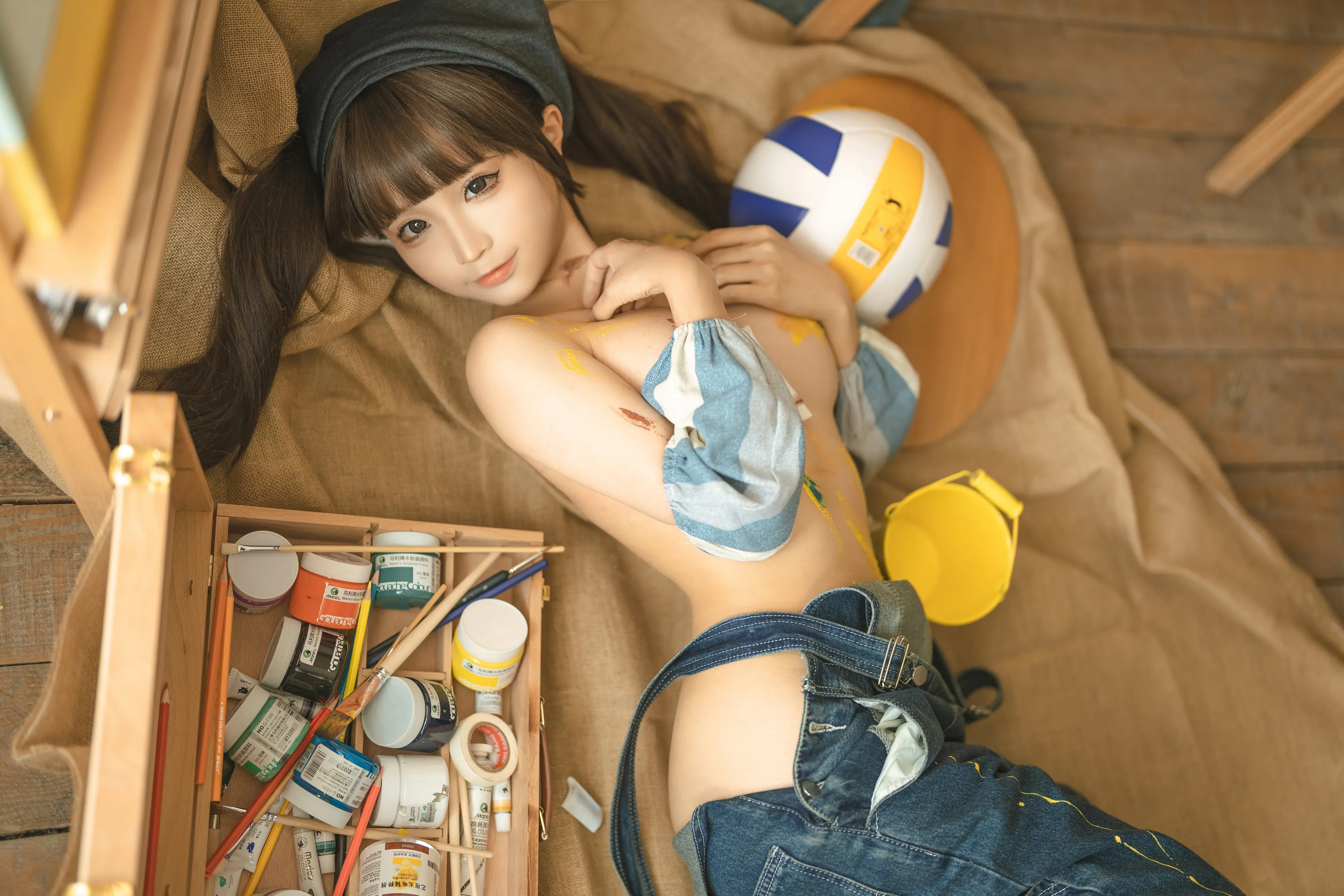 蠢沫沫 小画家 [110P]