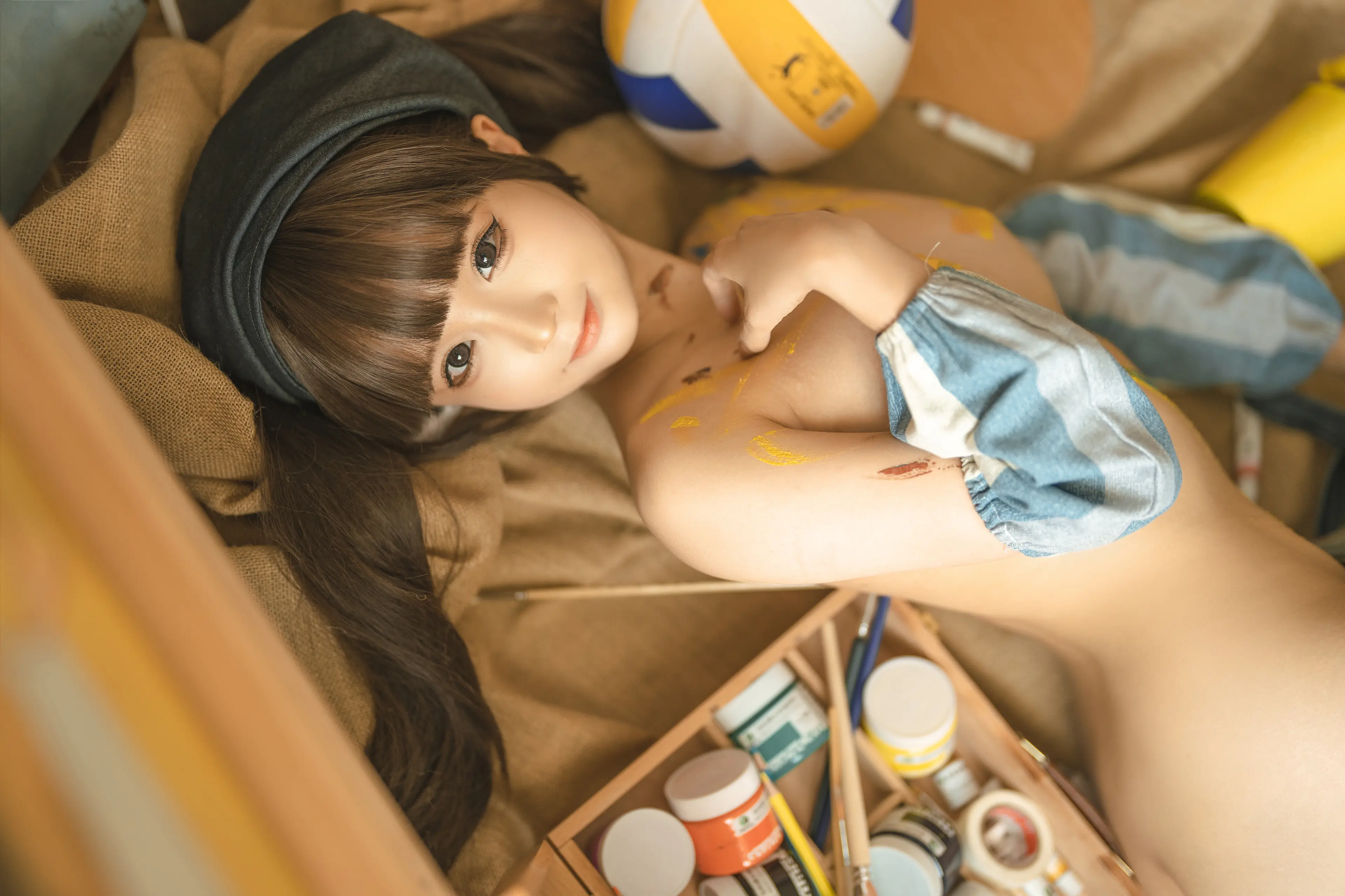 蠢沫沫 小画家 [110P]