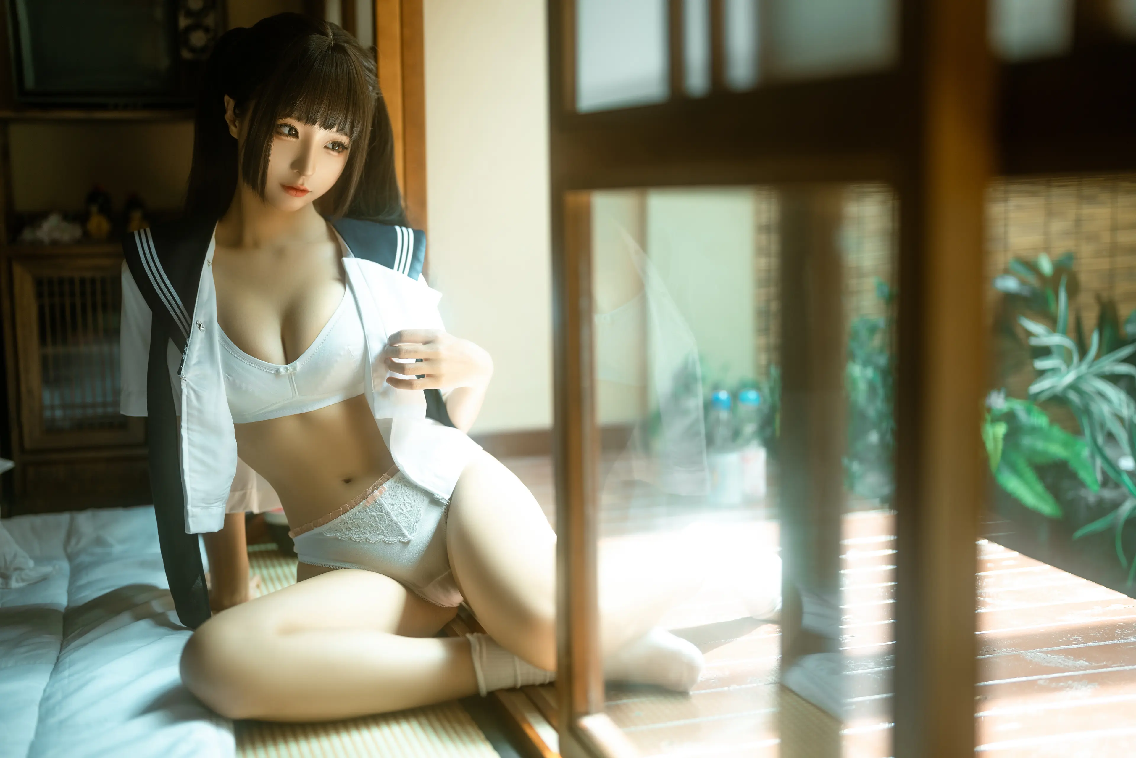 蠢沫沫 居家学妹 [22P]