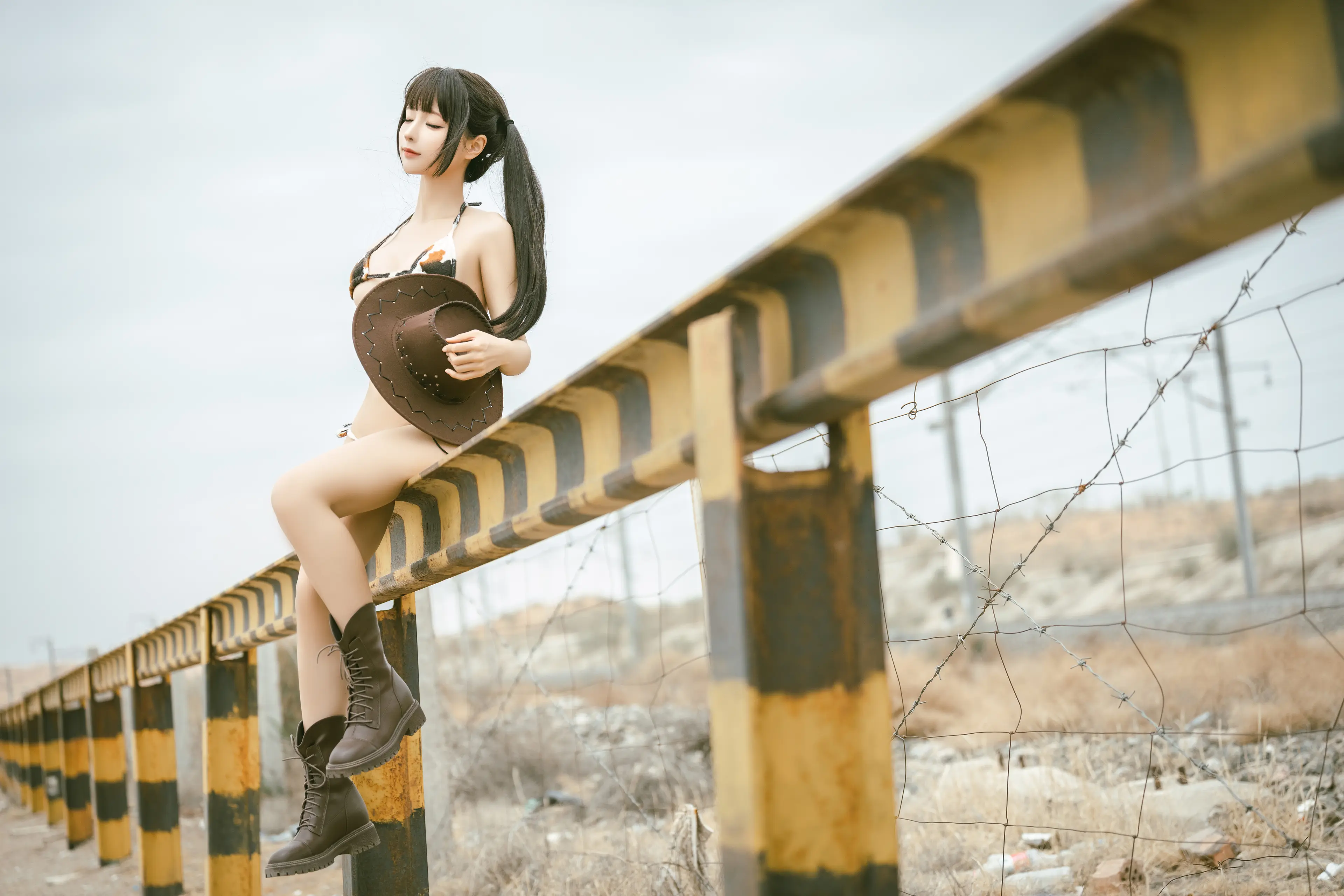 蠢沫沫 比基尼牛仔 [17P]