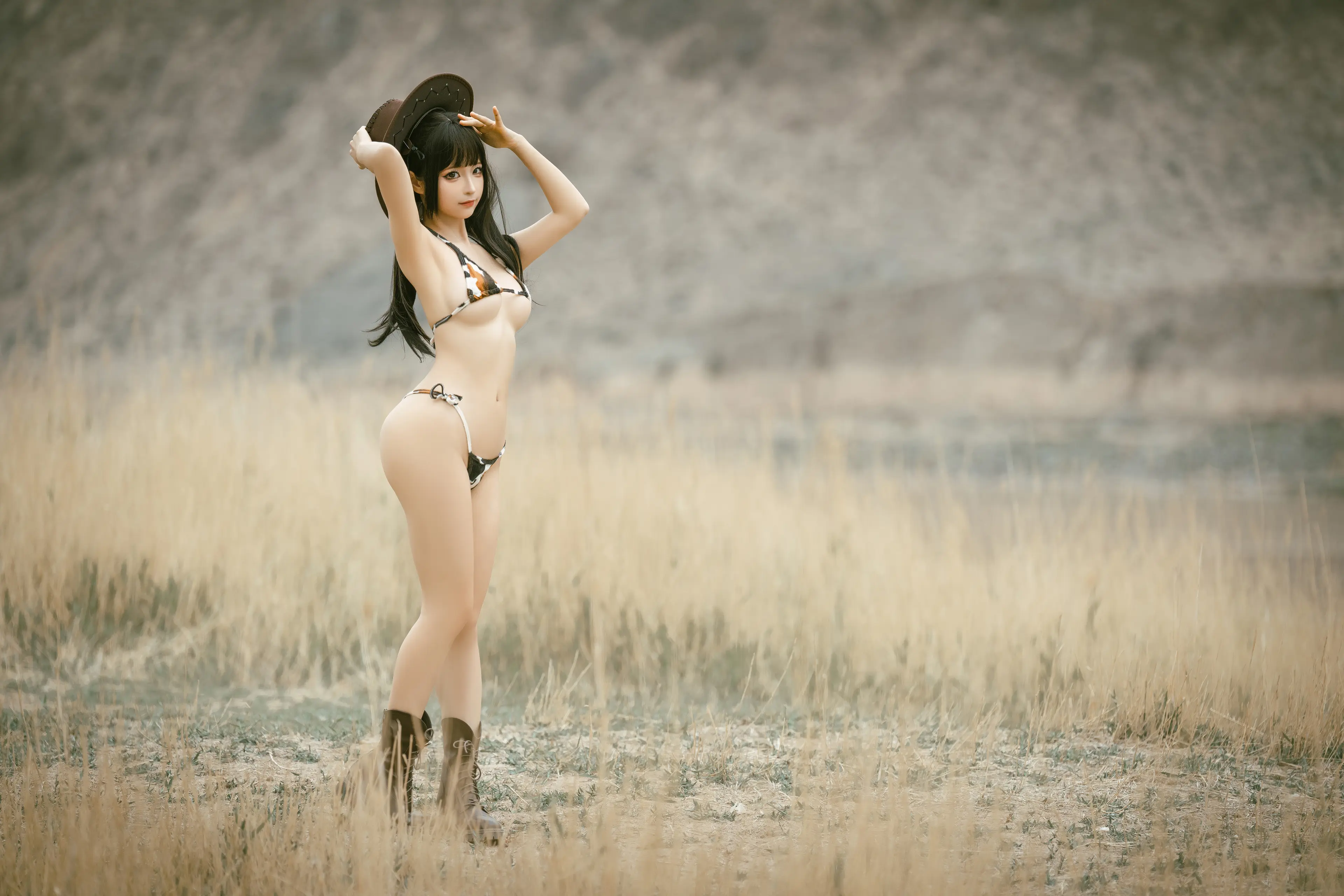 蠢沫沫 比基尼牛仔 [17P]