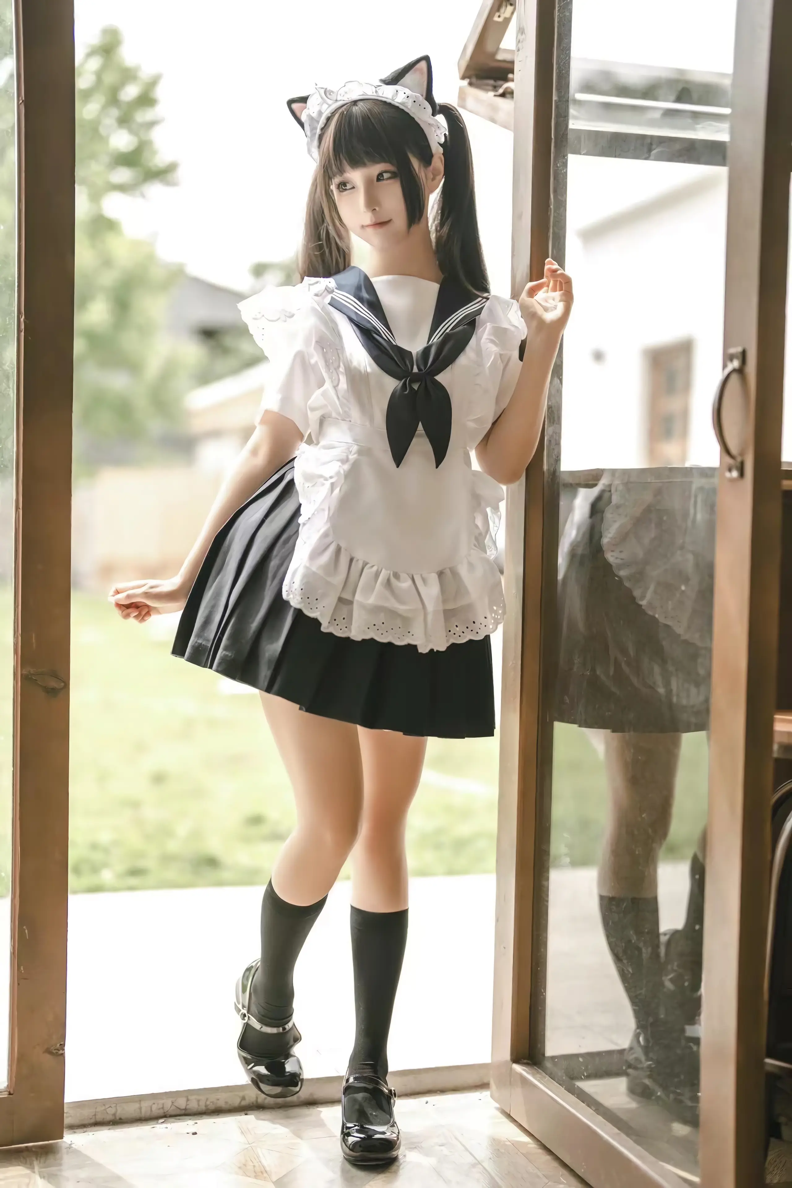 蠢沫沫 猫猫女仆 [23P]