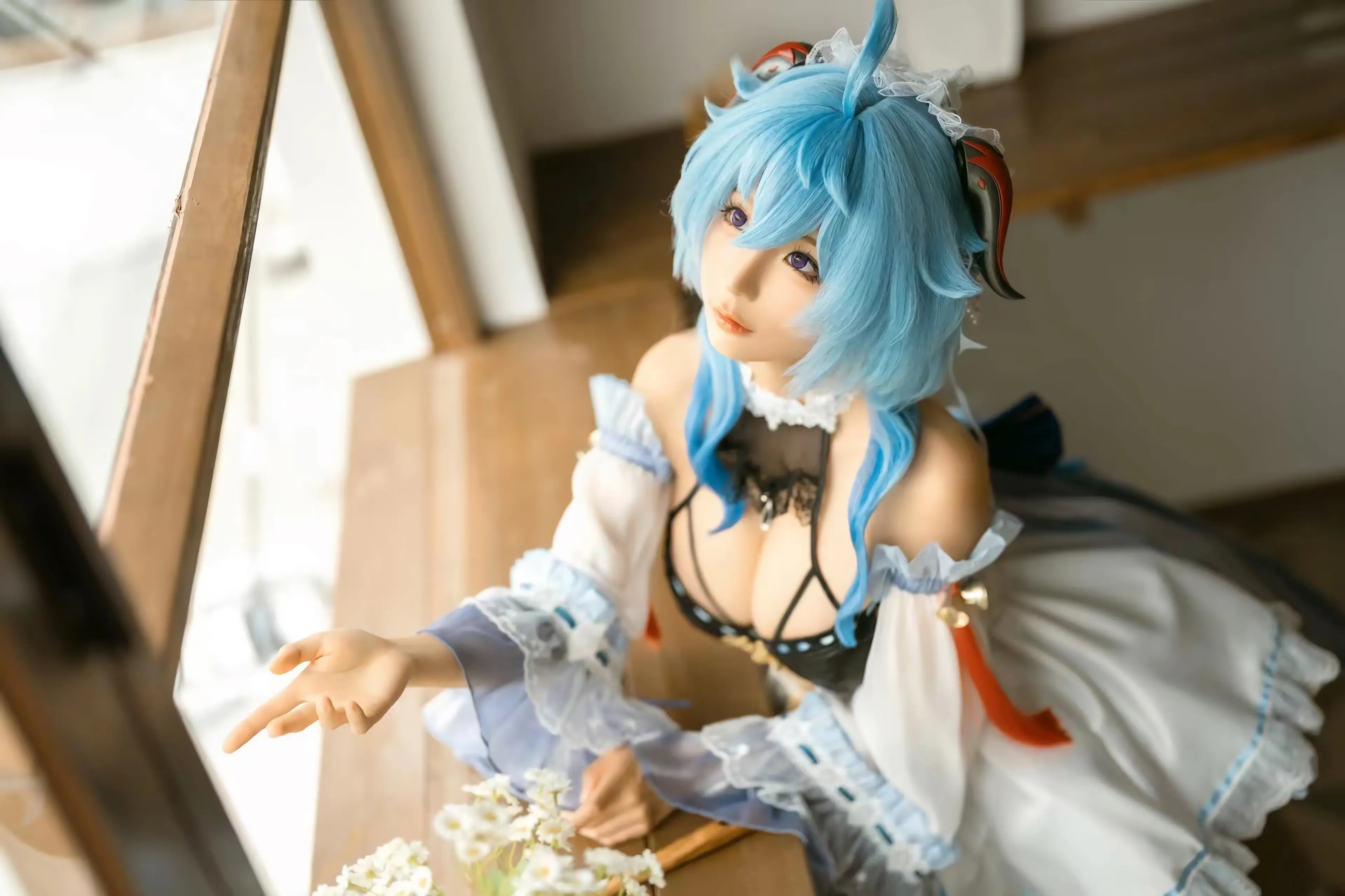 蠢沫沫 甘雨女仆 [14P]