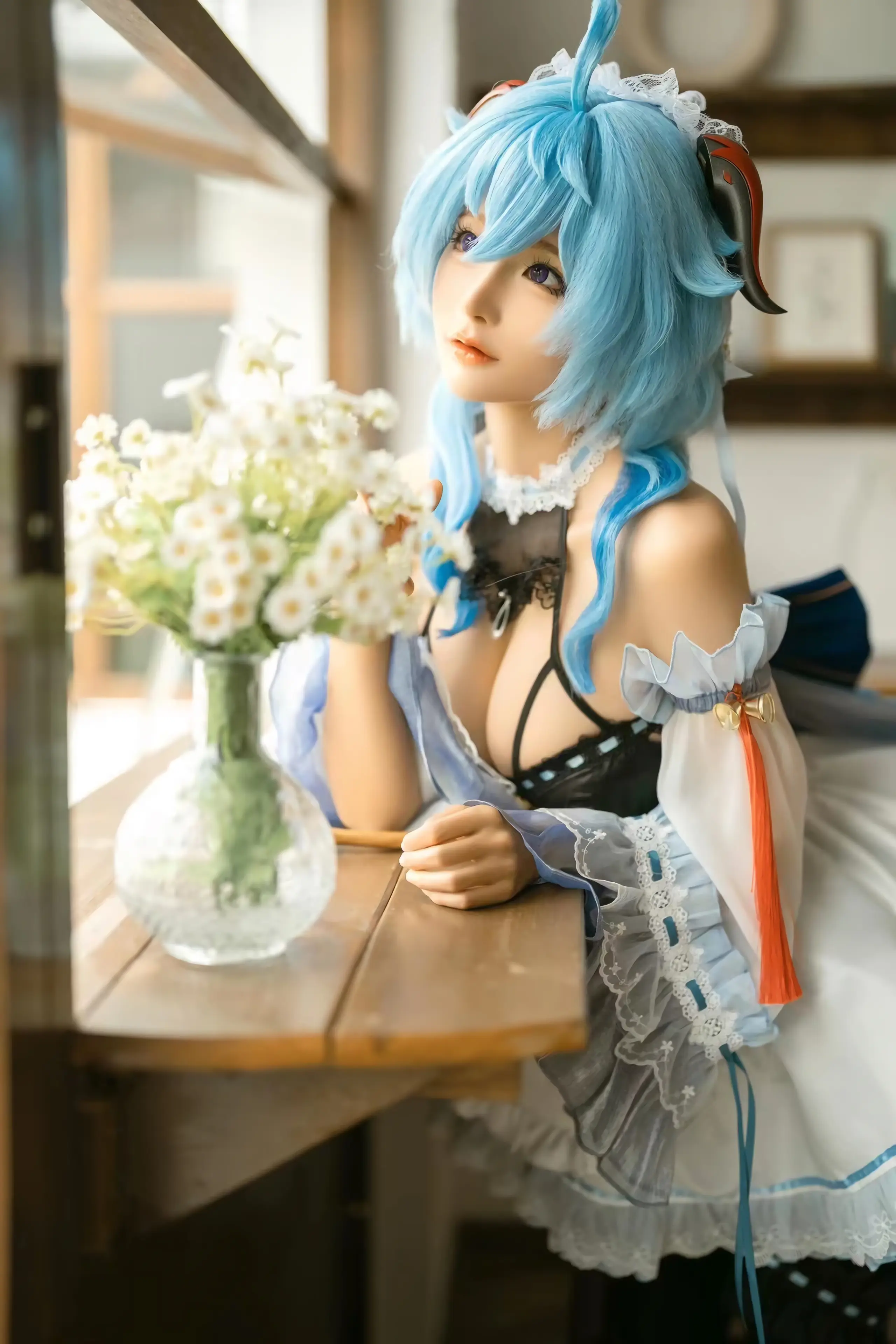 蠢沫沫 甘雨女仆 [14P]