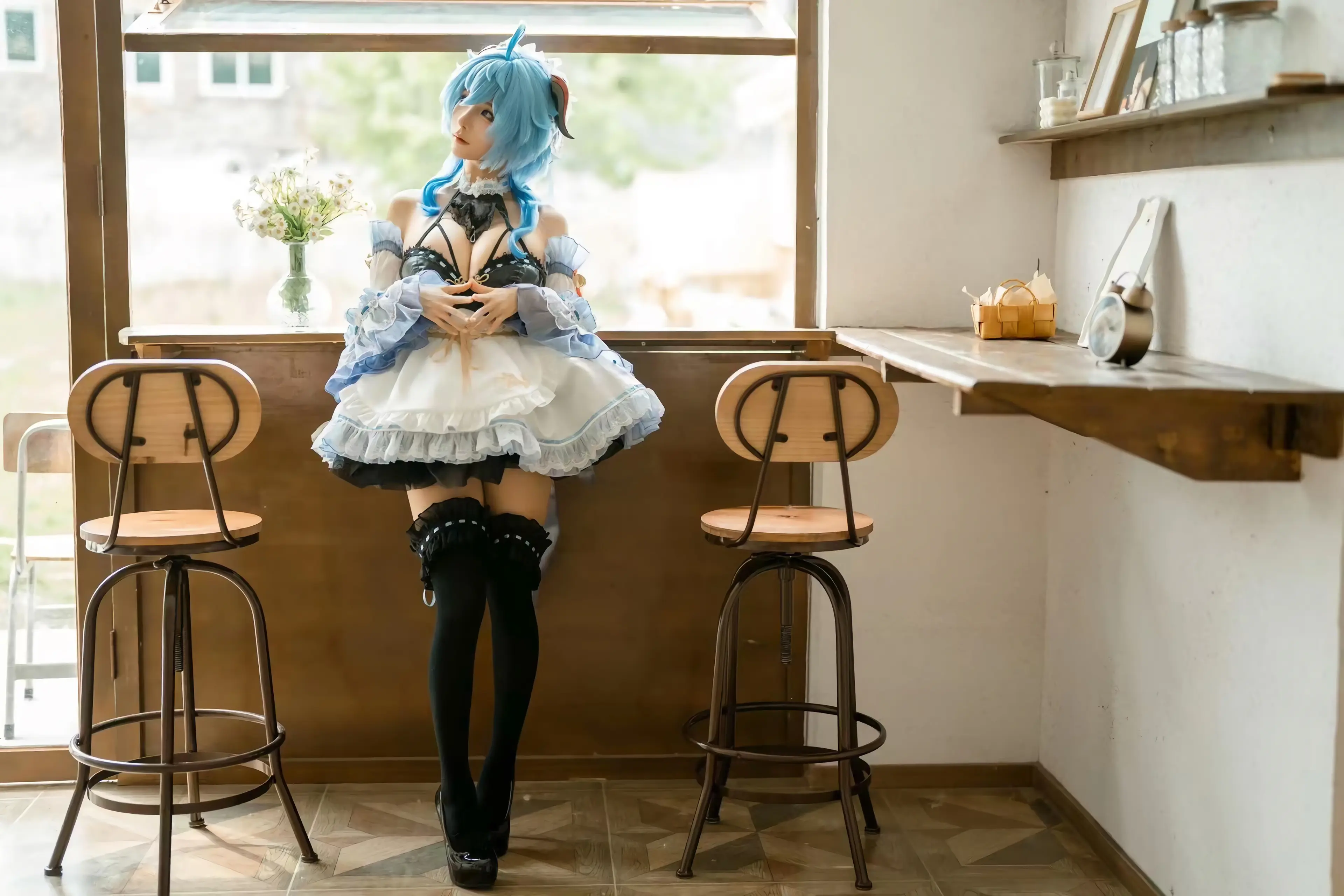 蠢沫沫 甘雨女仆 [14P]