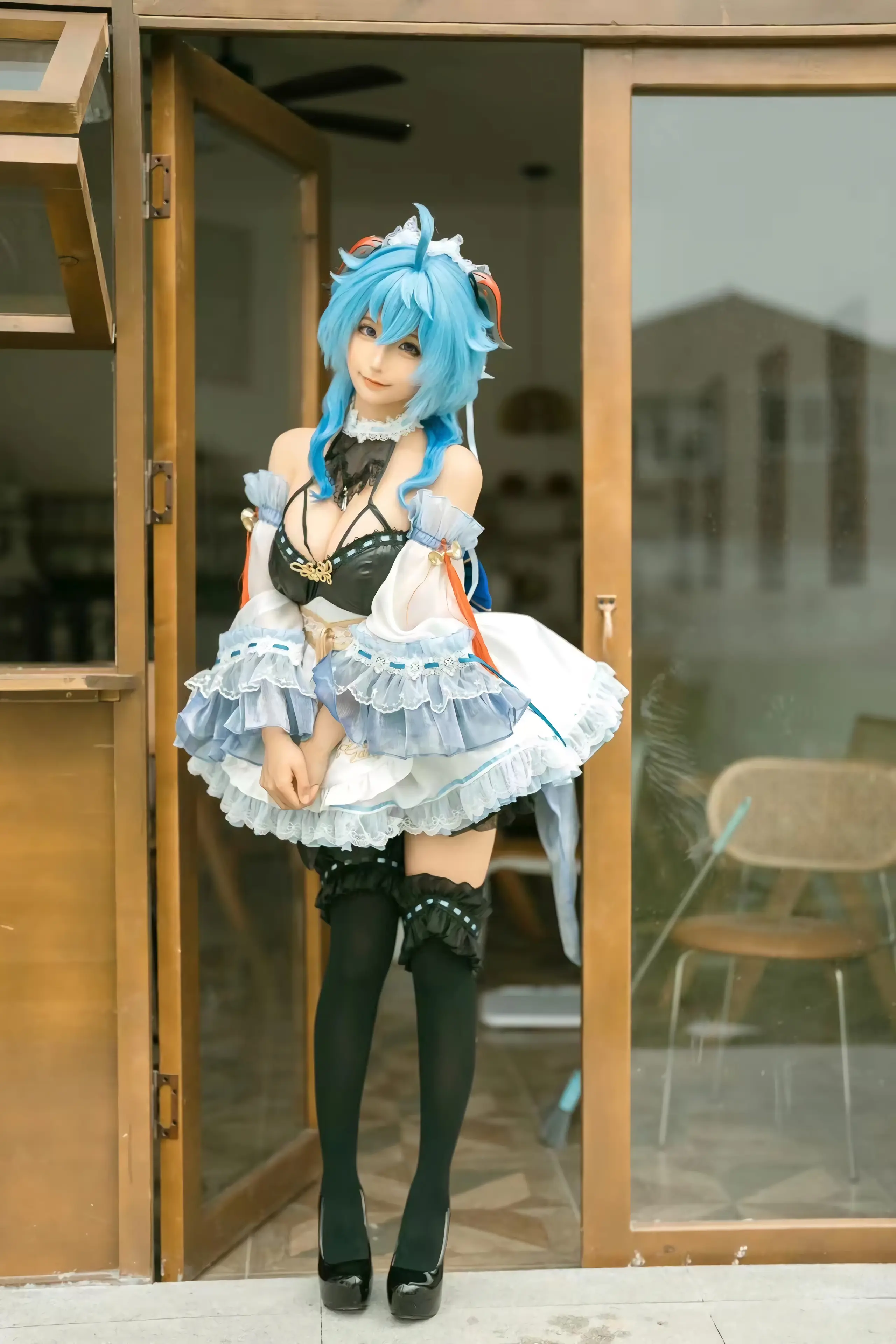 蠢沫沫 甘雨女仆 [14P]