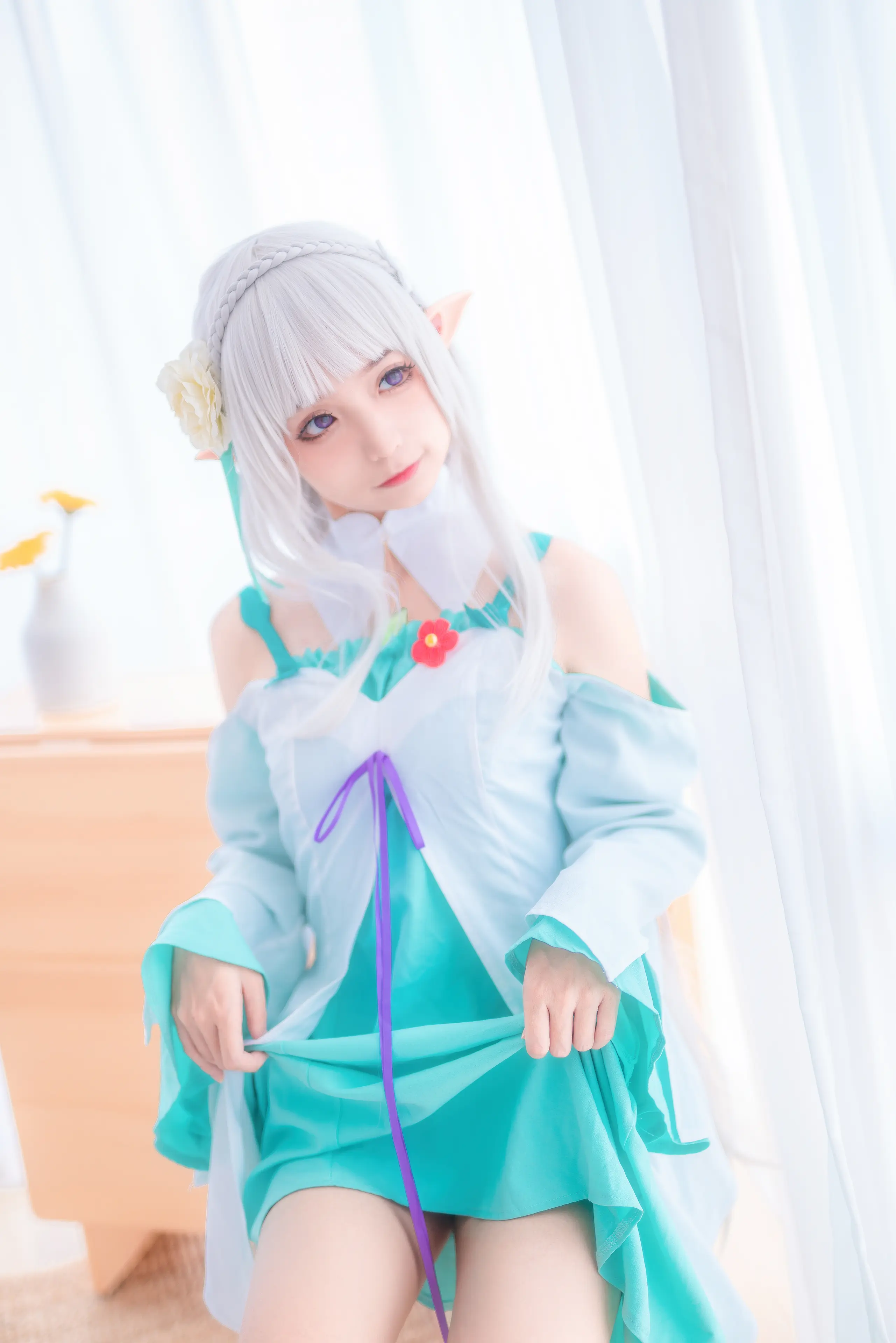 蠢沫沫 绿睡衣 [40P]