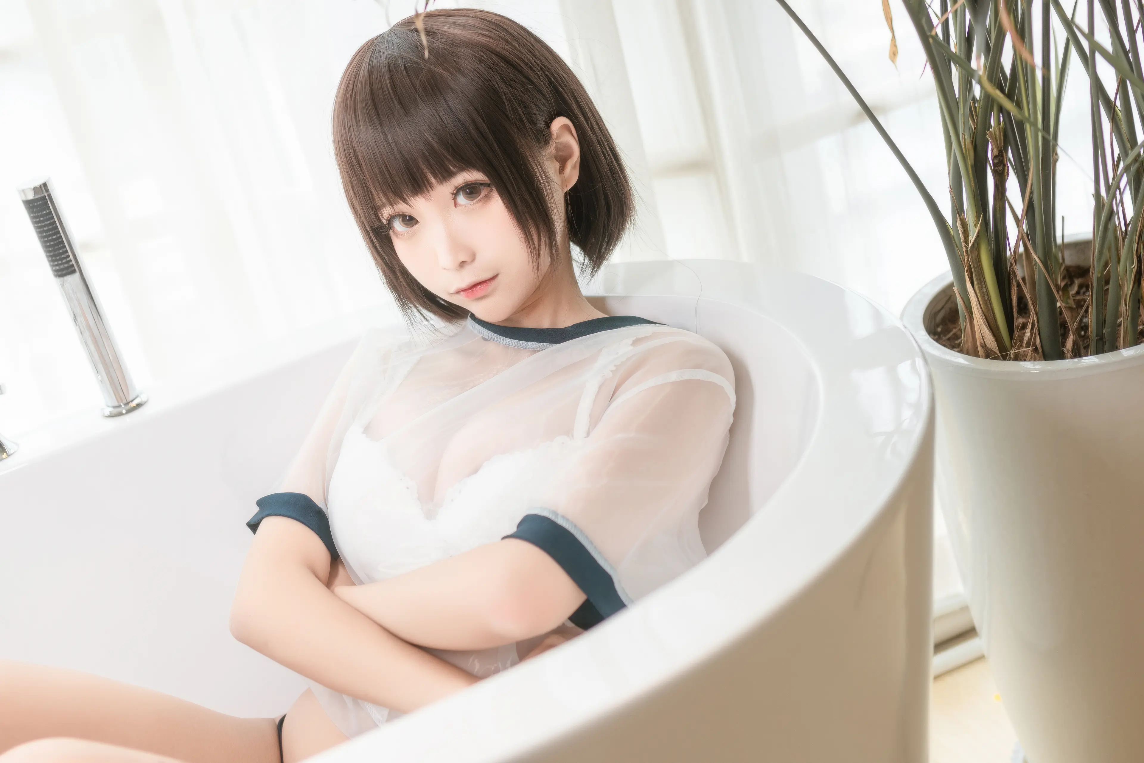 蠢沫沫 透明体操服 [40P]