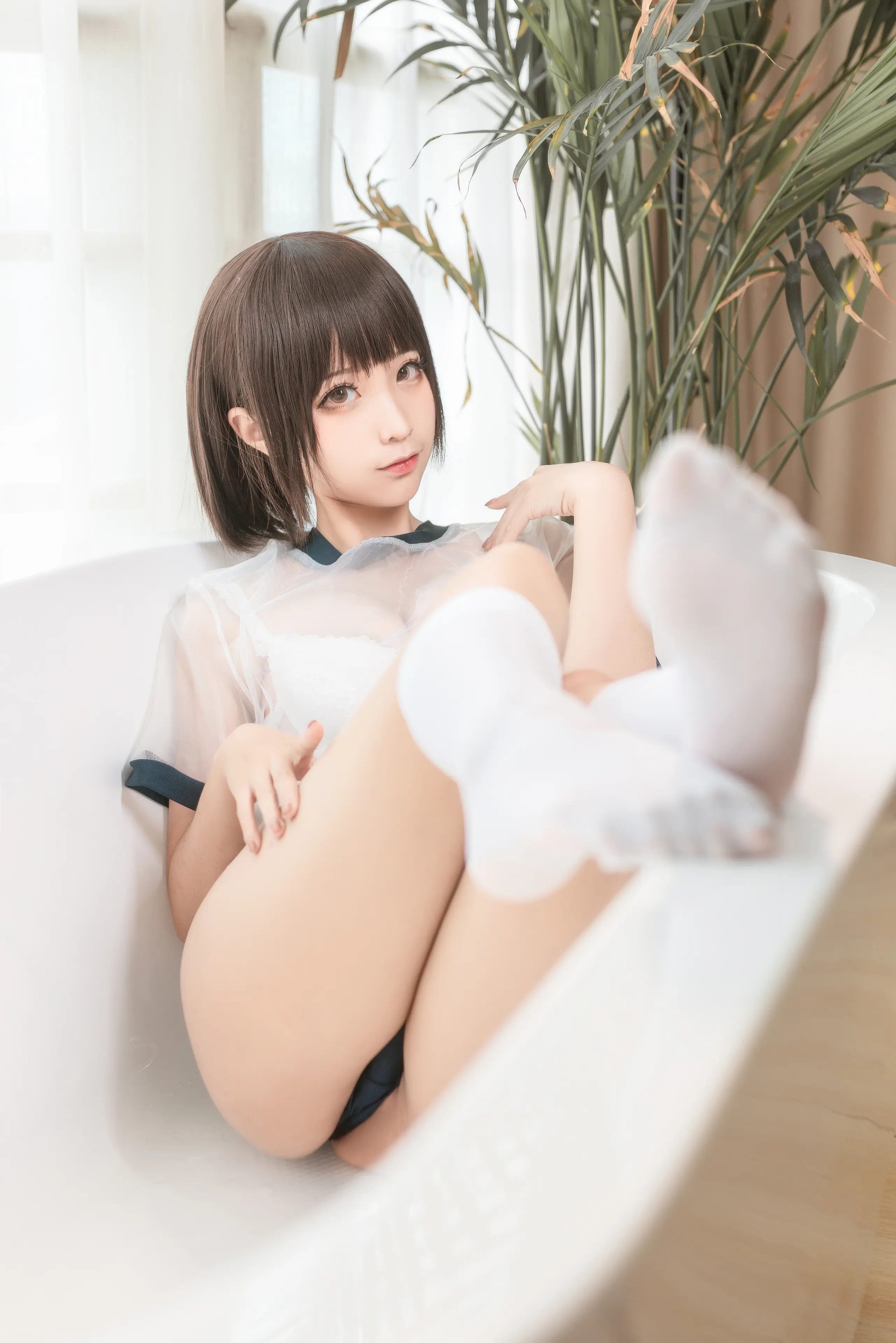 蠢沫沫 透明体操服 [40P]