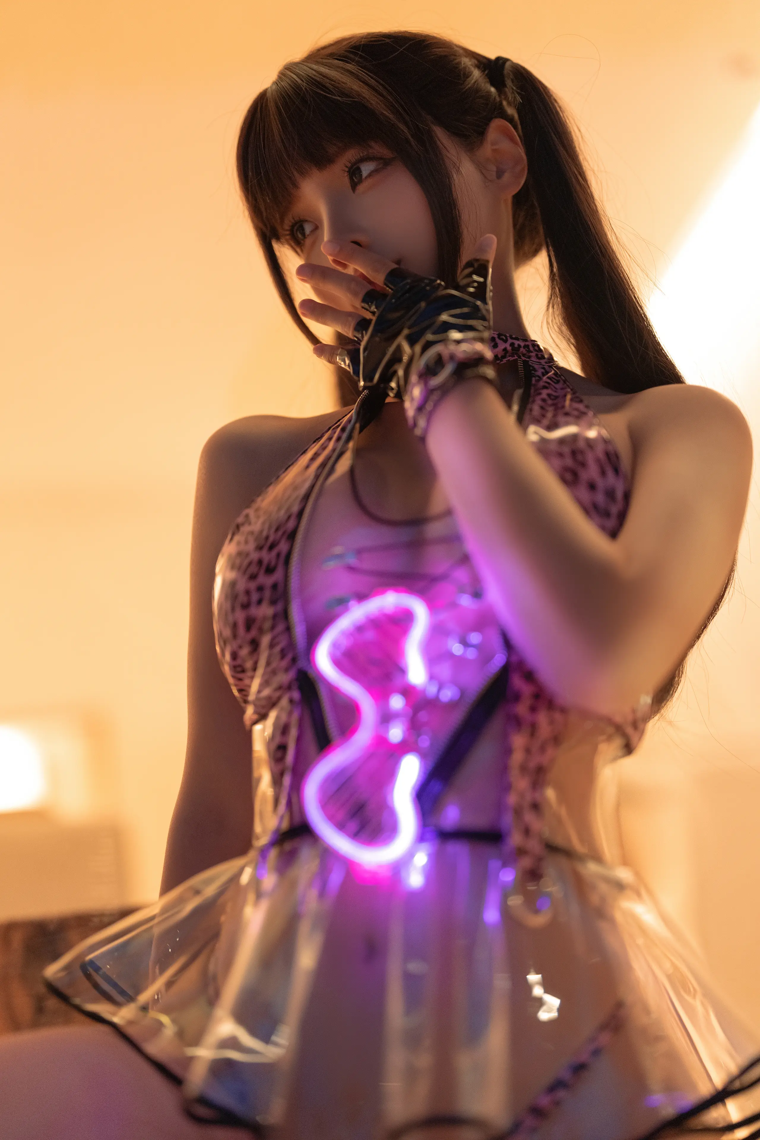 蠢沫沫 透明泳裙 [16P]