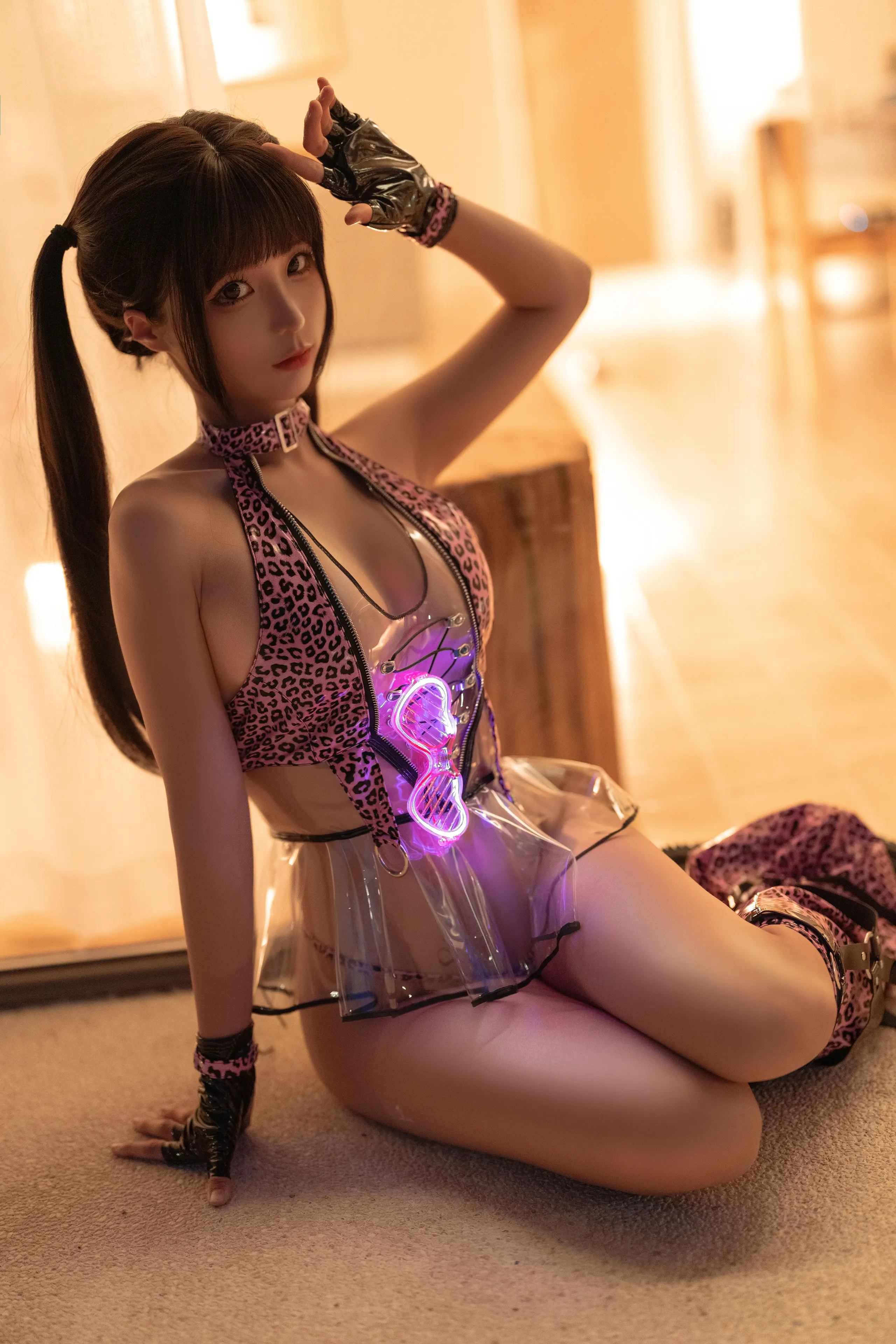 蠢沫沫 透明泳裙 [16P]