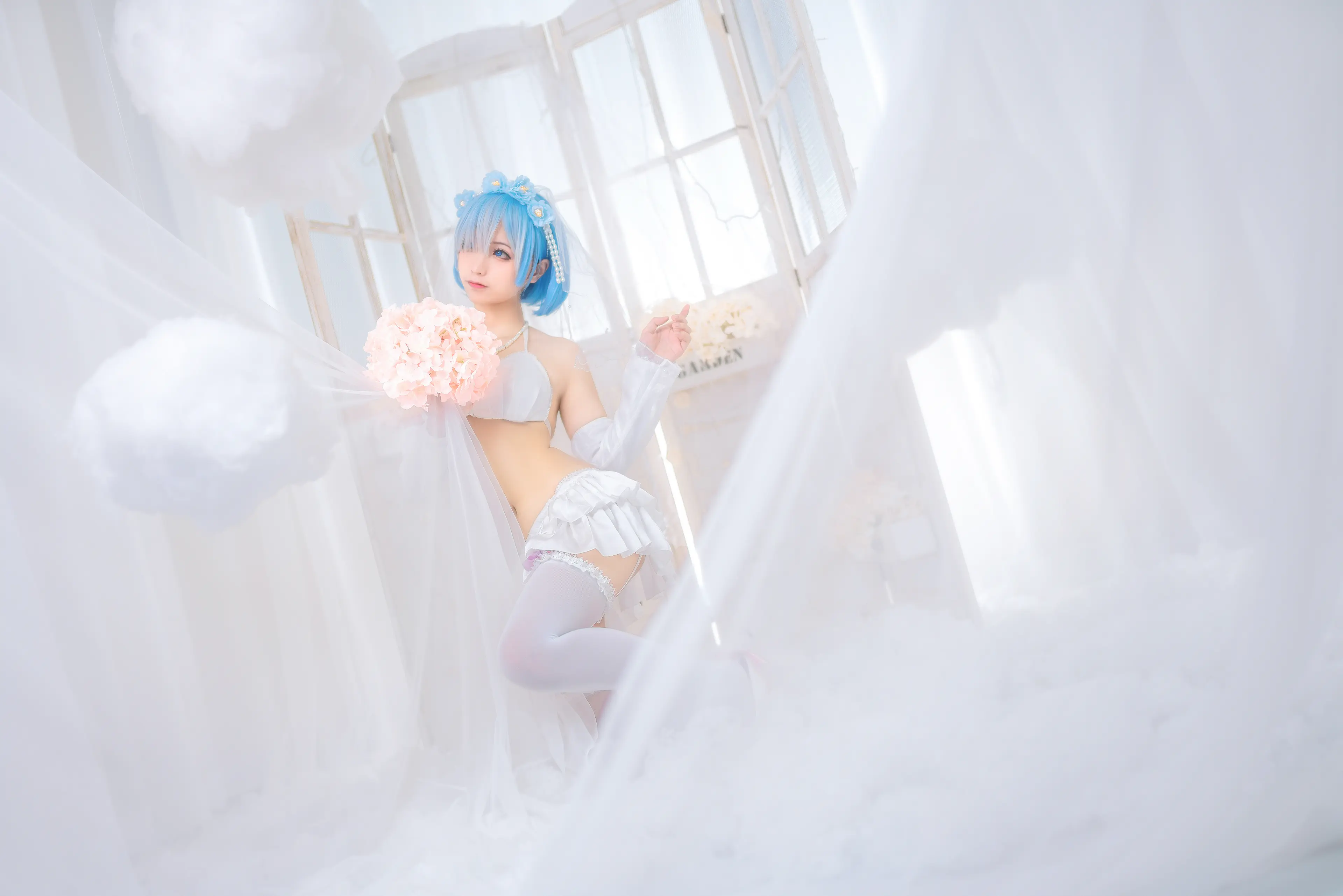 蠢沫沫 雷姆花嫁 [44P]