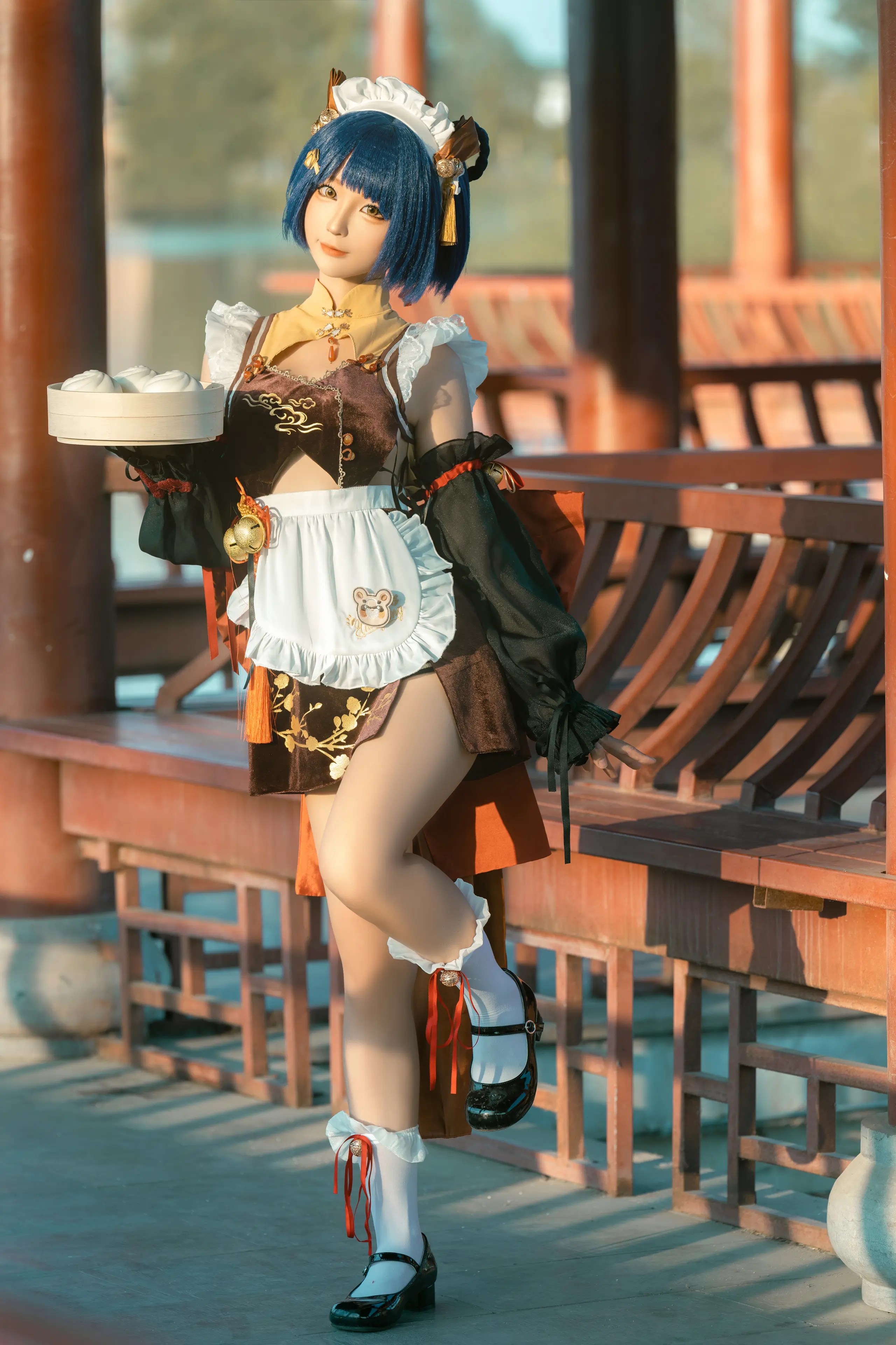 蠢沫沫 香菱+女仆 [27P]