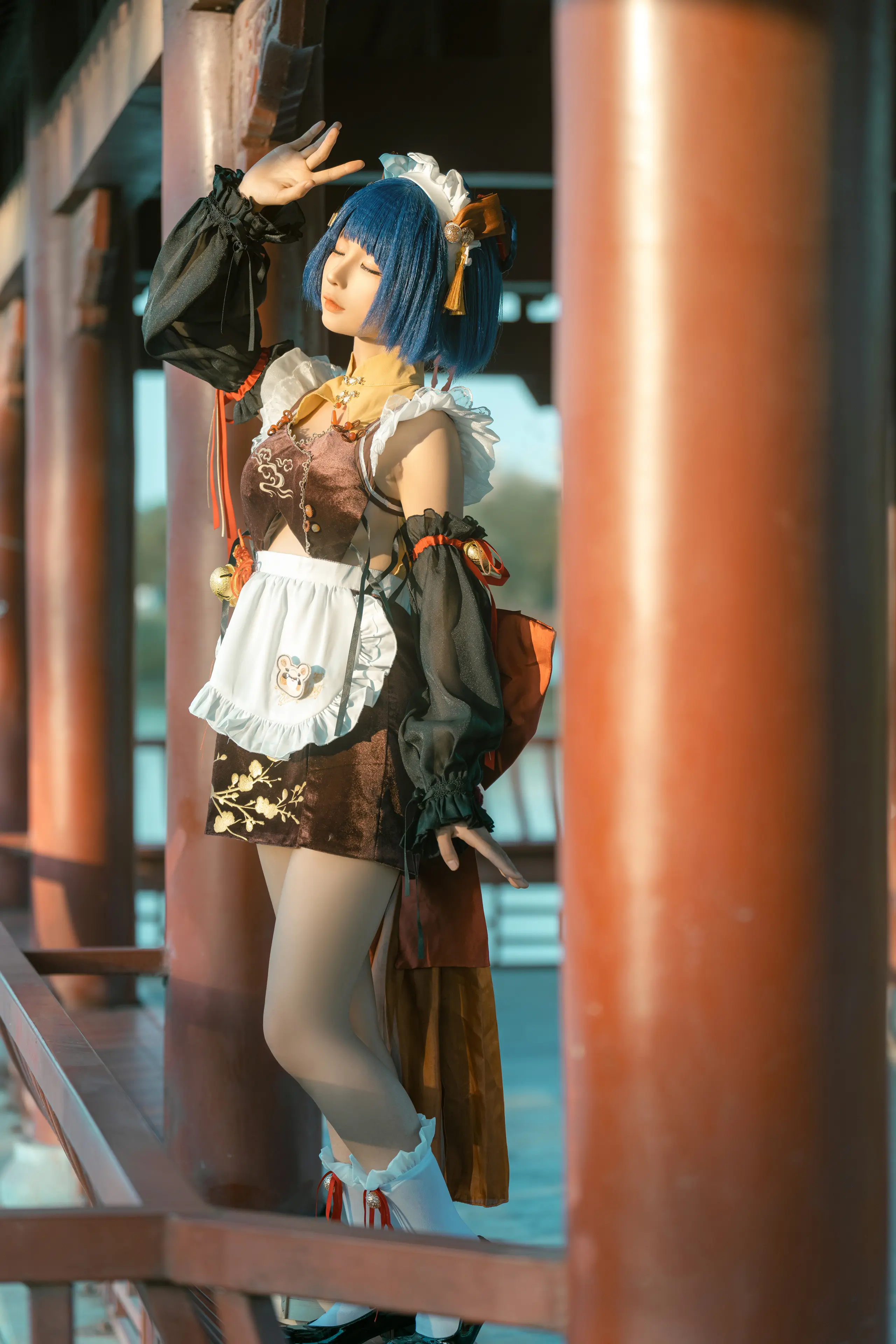 蠢沫沫 香菱+女仆 [27P]