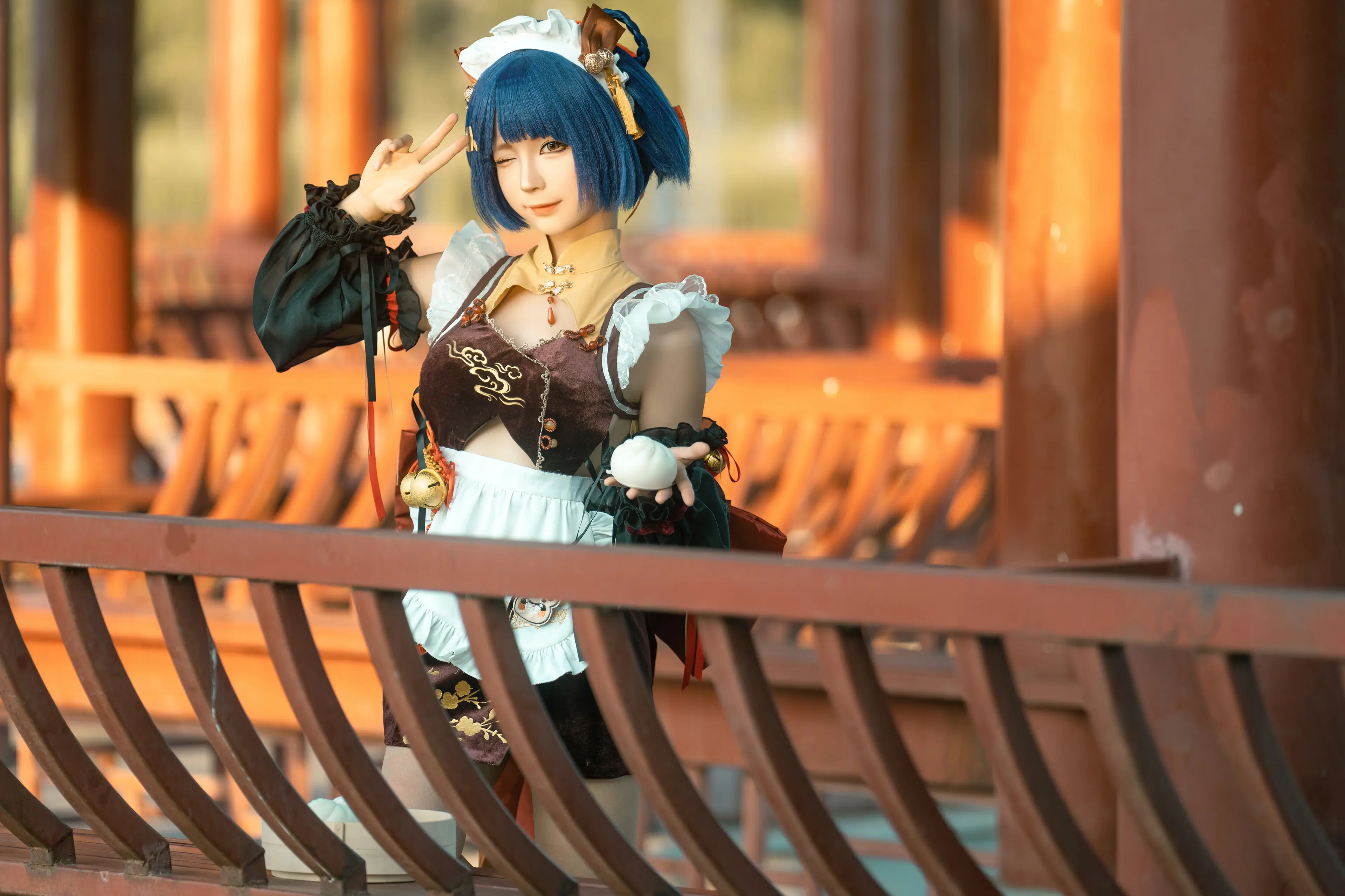 蠢沫沫 香菱+女仆 [27P]