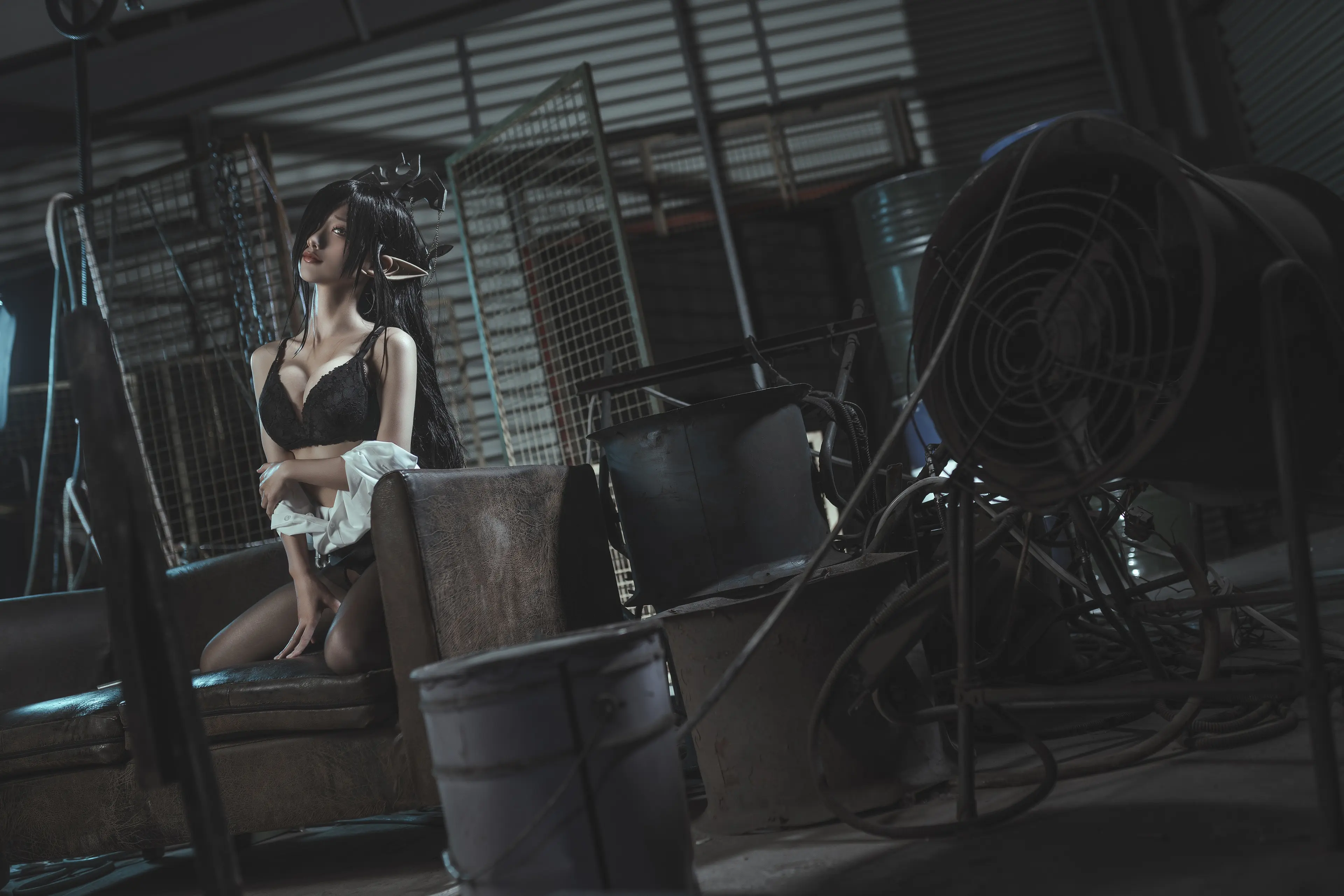 蠢沫沫 黑兽 女王 OL制服 [56P]