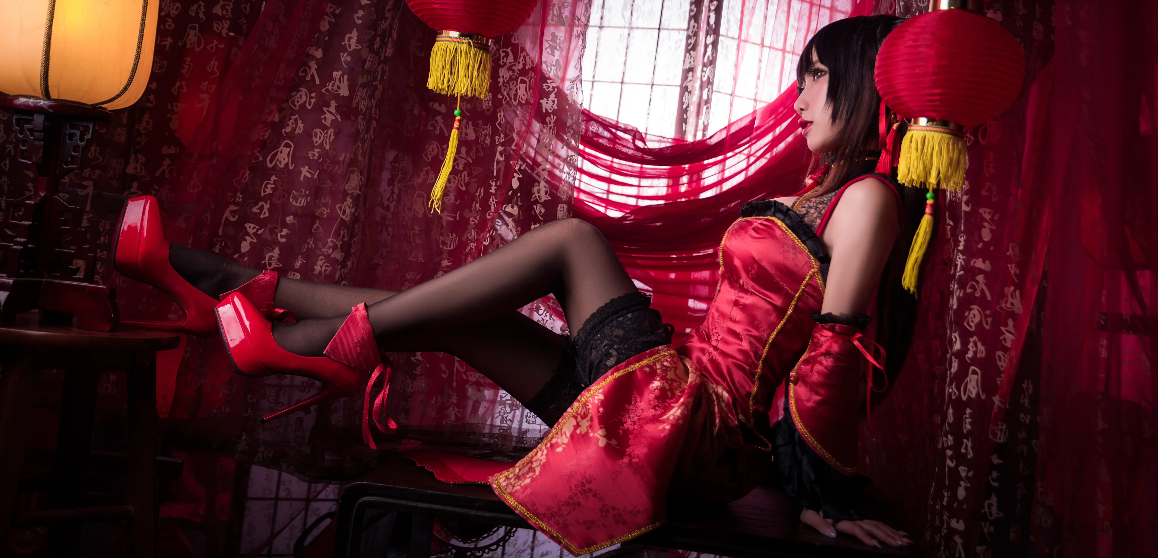 鬼畜瑶在不在 时崎狂三新年旗袍 [22P]