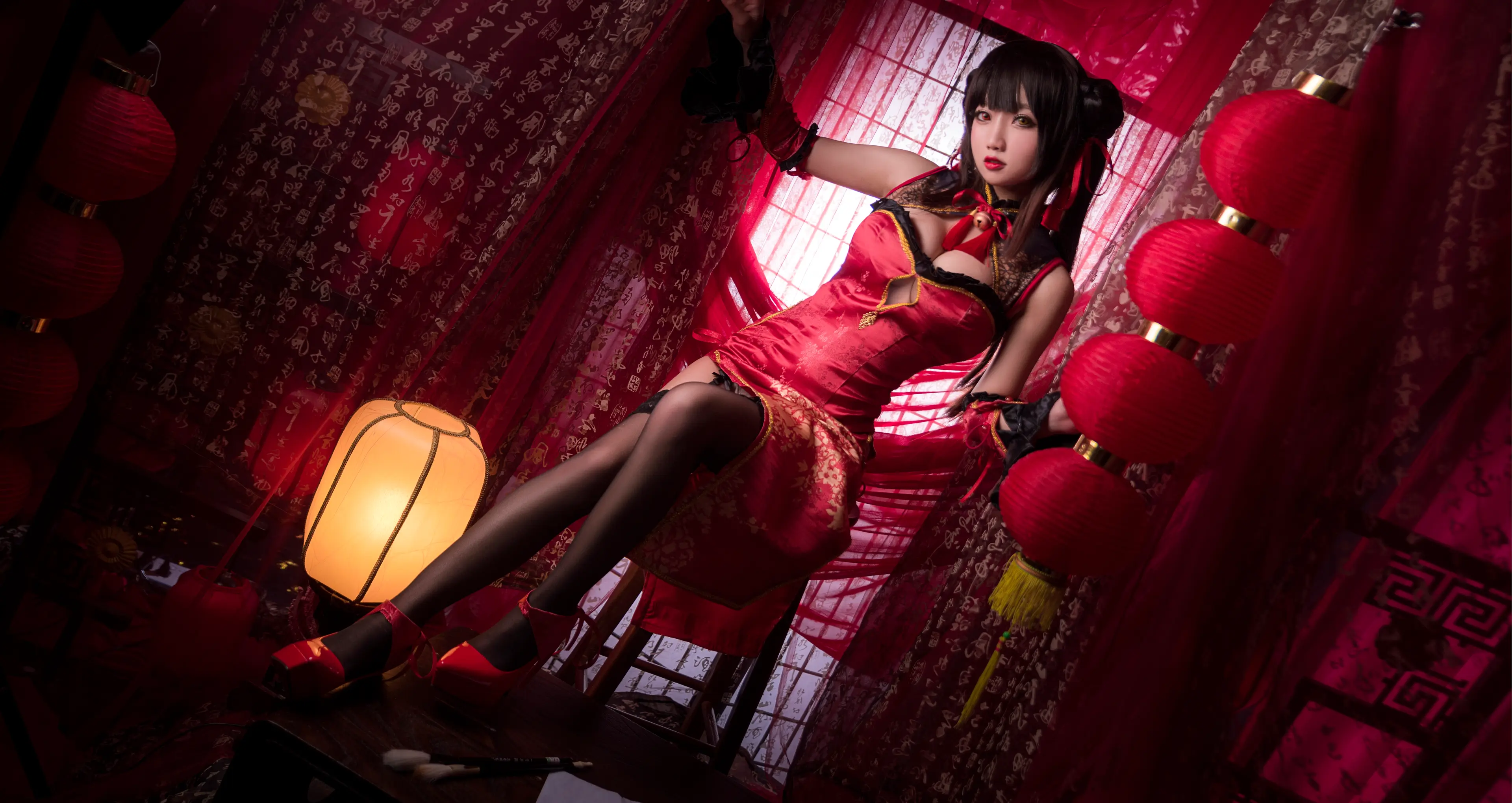 鬼畜瑶在不在 时崎狂三新年旗袍 [22P]