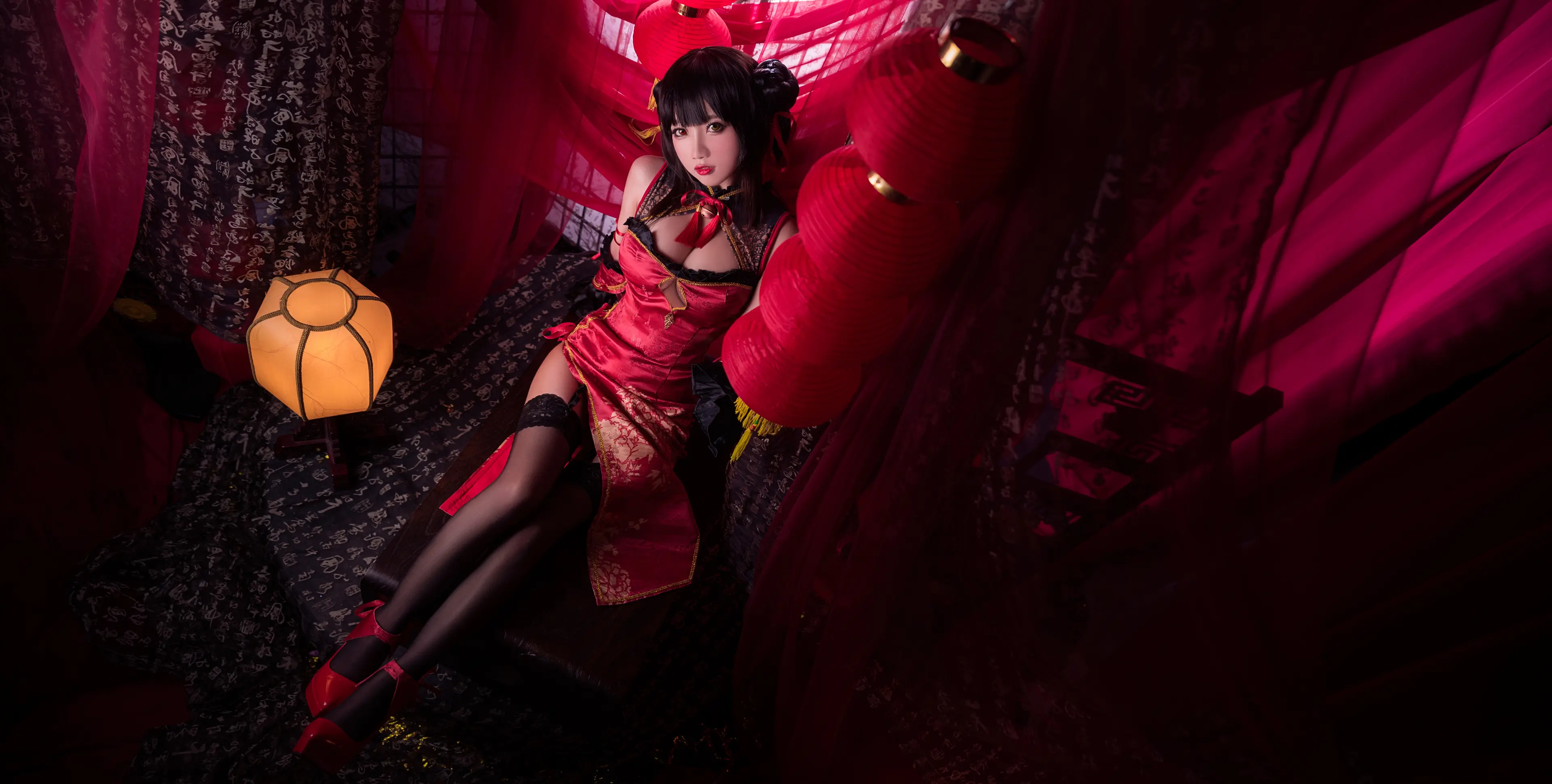 鬼畜瑶在不在 时崎狂三新年旗袍 [22P]