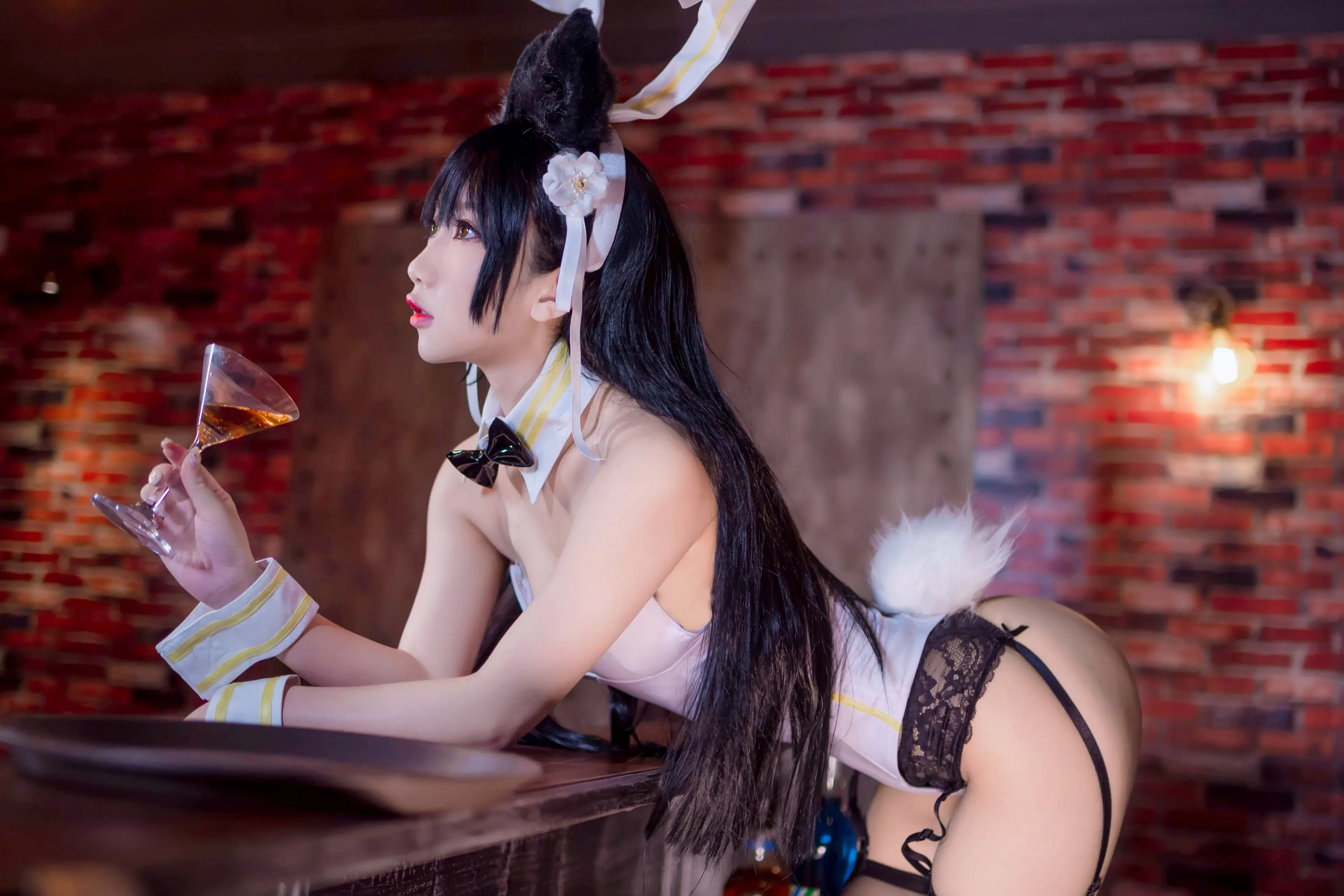 鬼畜瑶在不在 酒吧兔女郎 [20P]