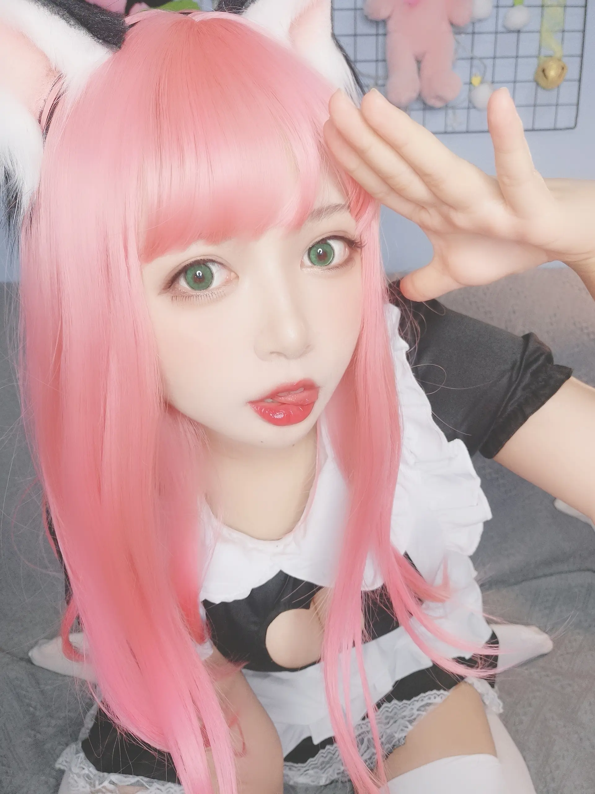 黑猫猫 猫女仆自拍 [13P]