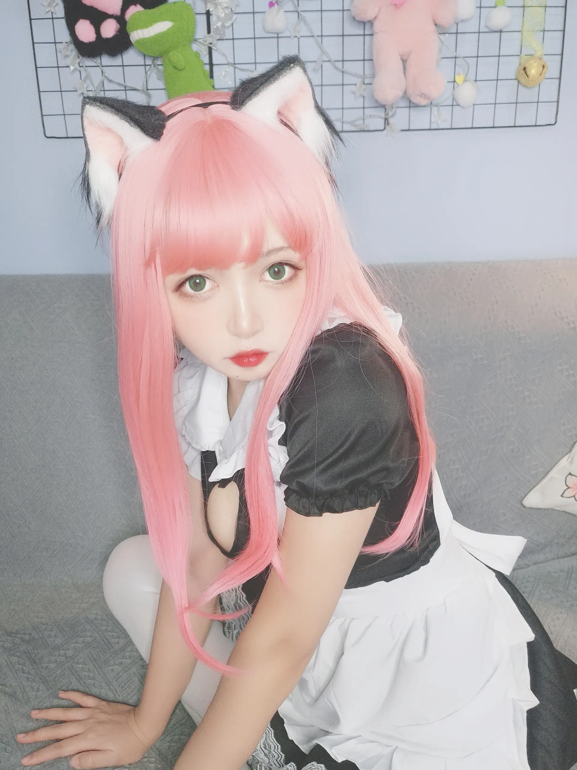 黑猫猫 猫女仆自拍 [13P]