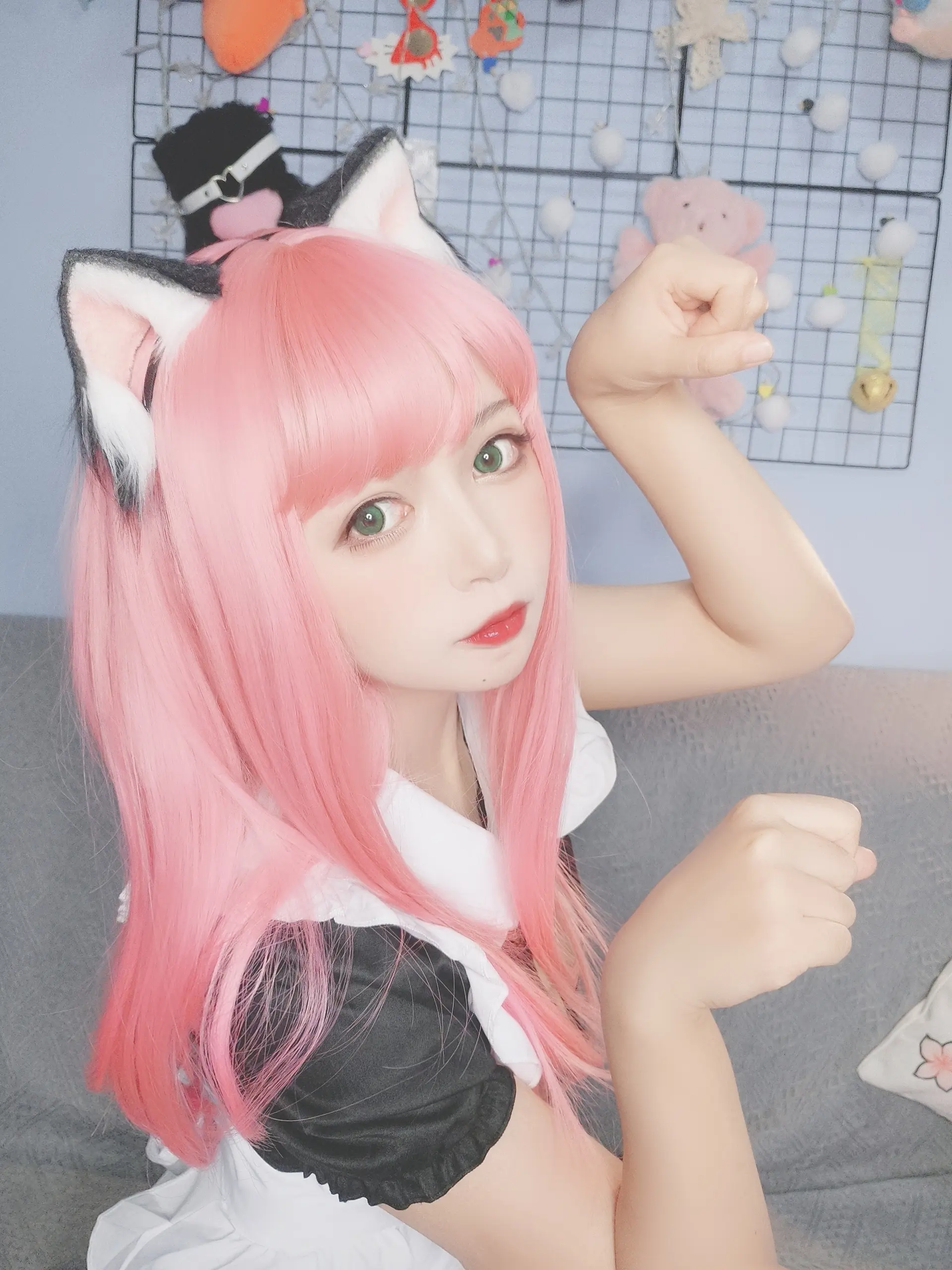 黑猫猫 猫女仆自拍 [13P]