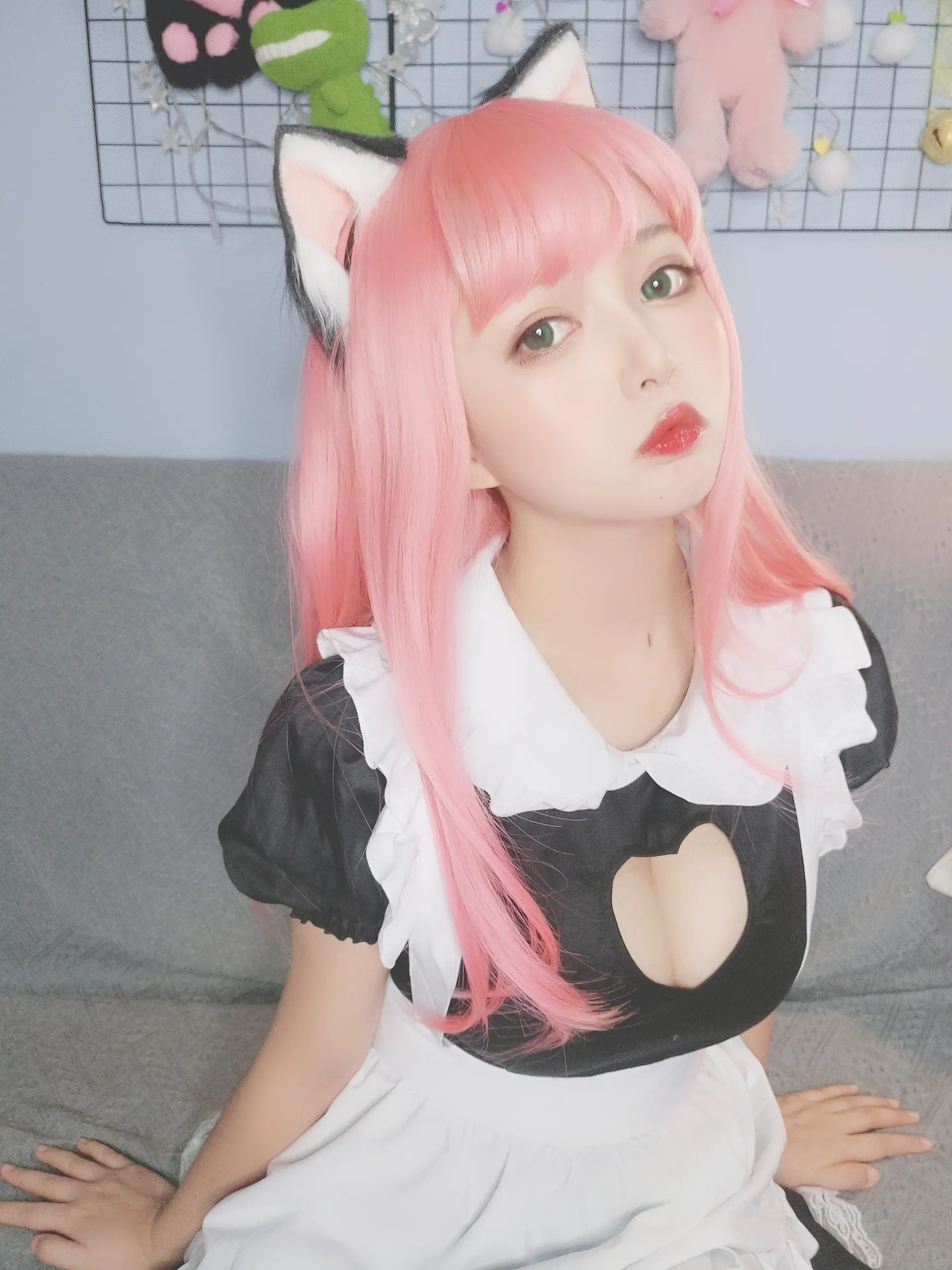 黑猫猫 猫女仆自拍 [13P]