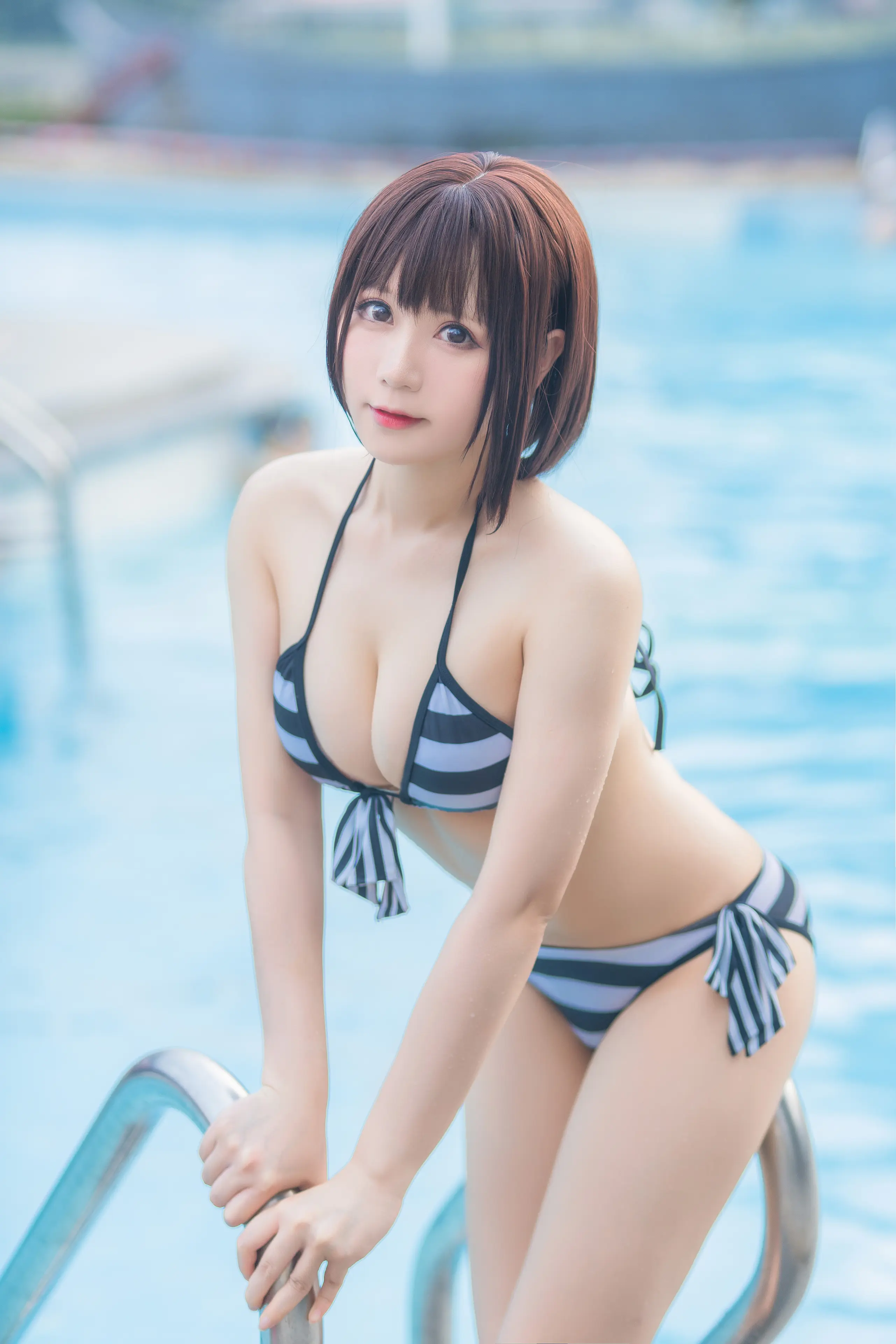 Nyako喵子 加藤惠泳装 [11P]