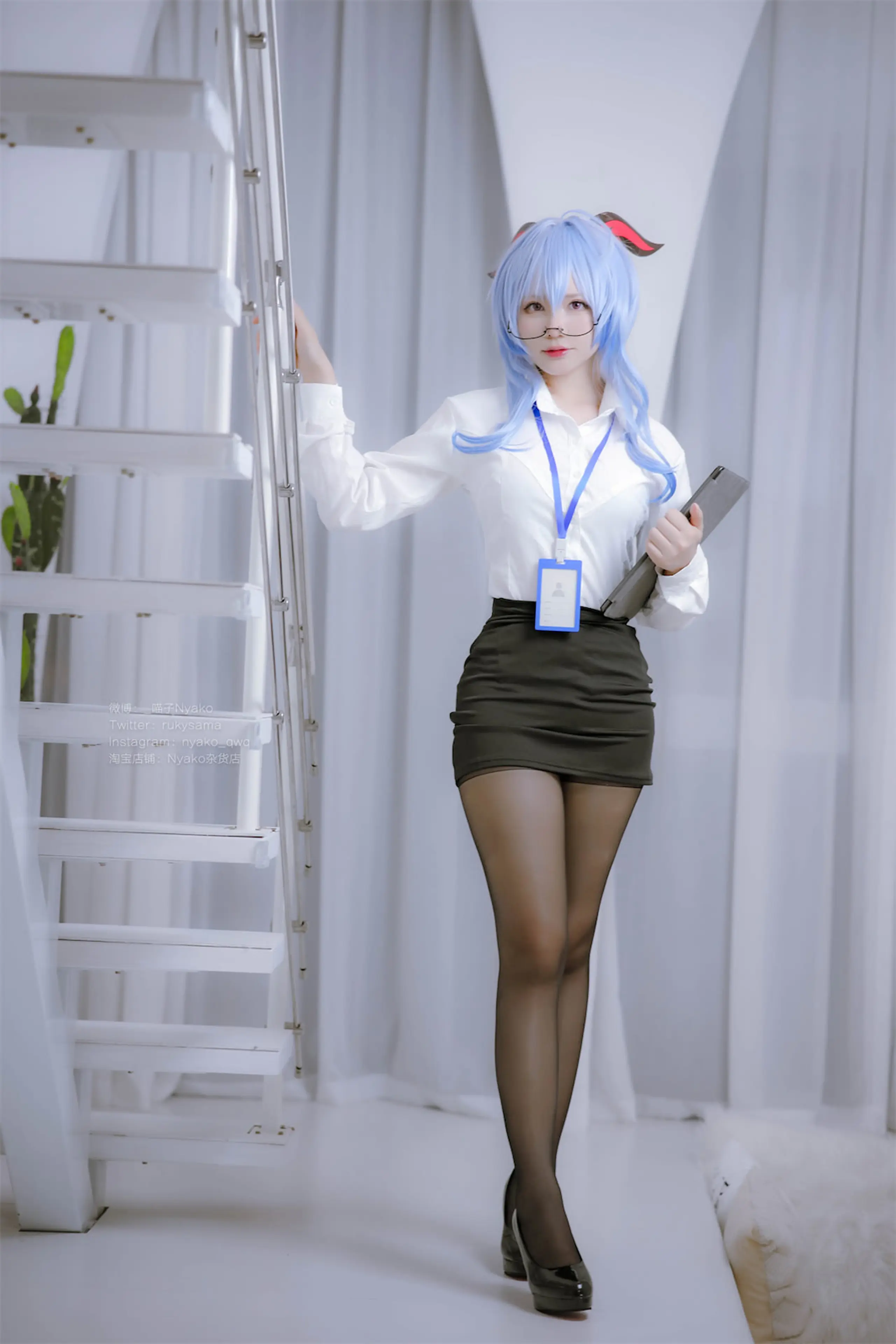 Nyako喵子 原神 甘雨OL [79P]