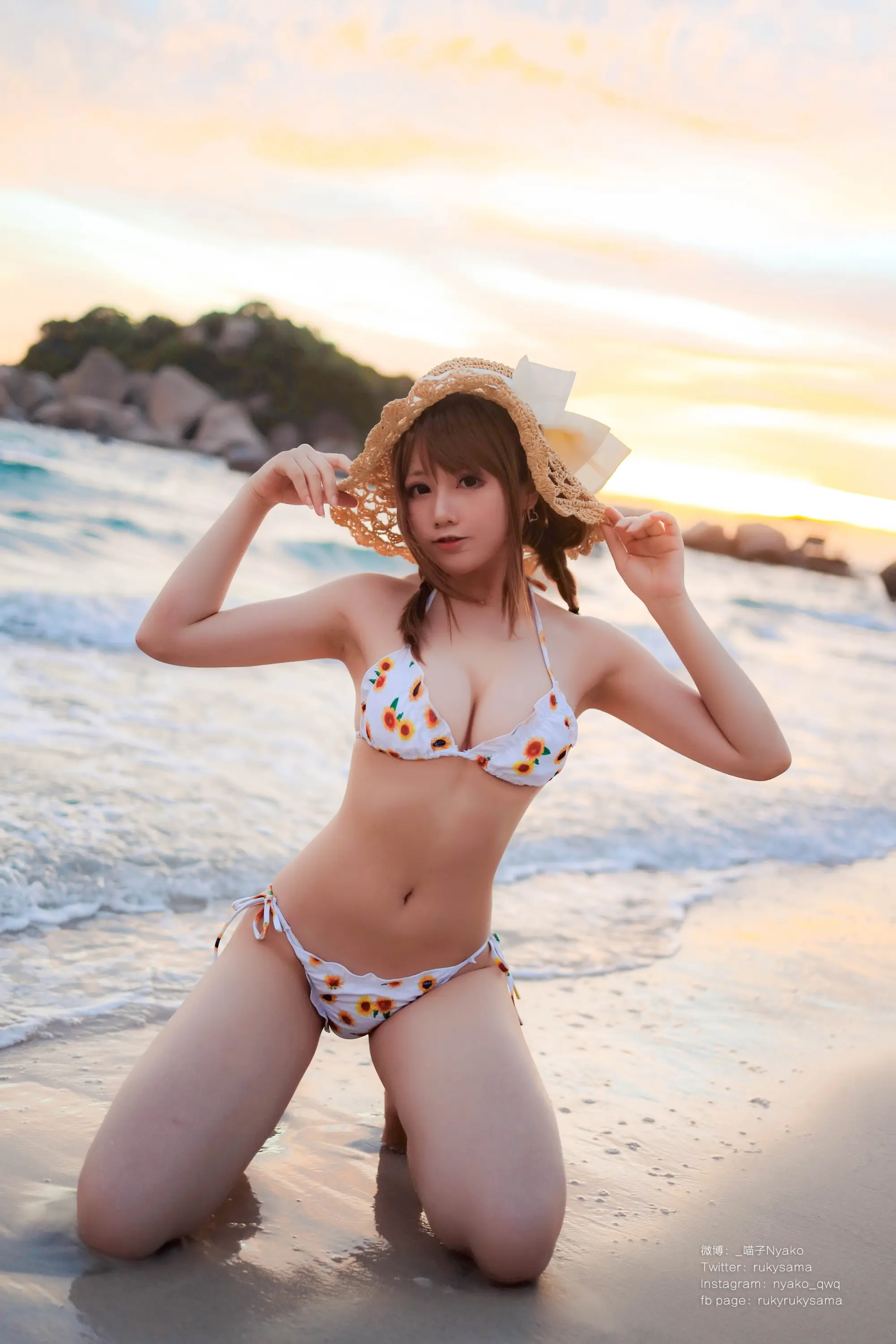 Nyako喵子 向日葵比基尼 [66P]