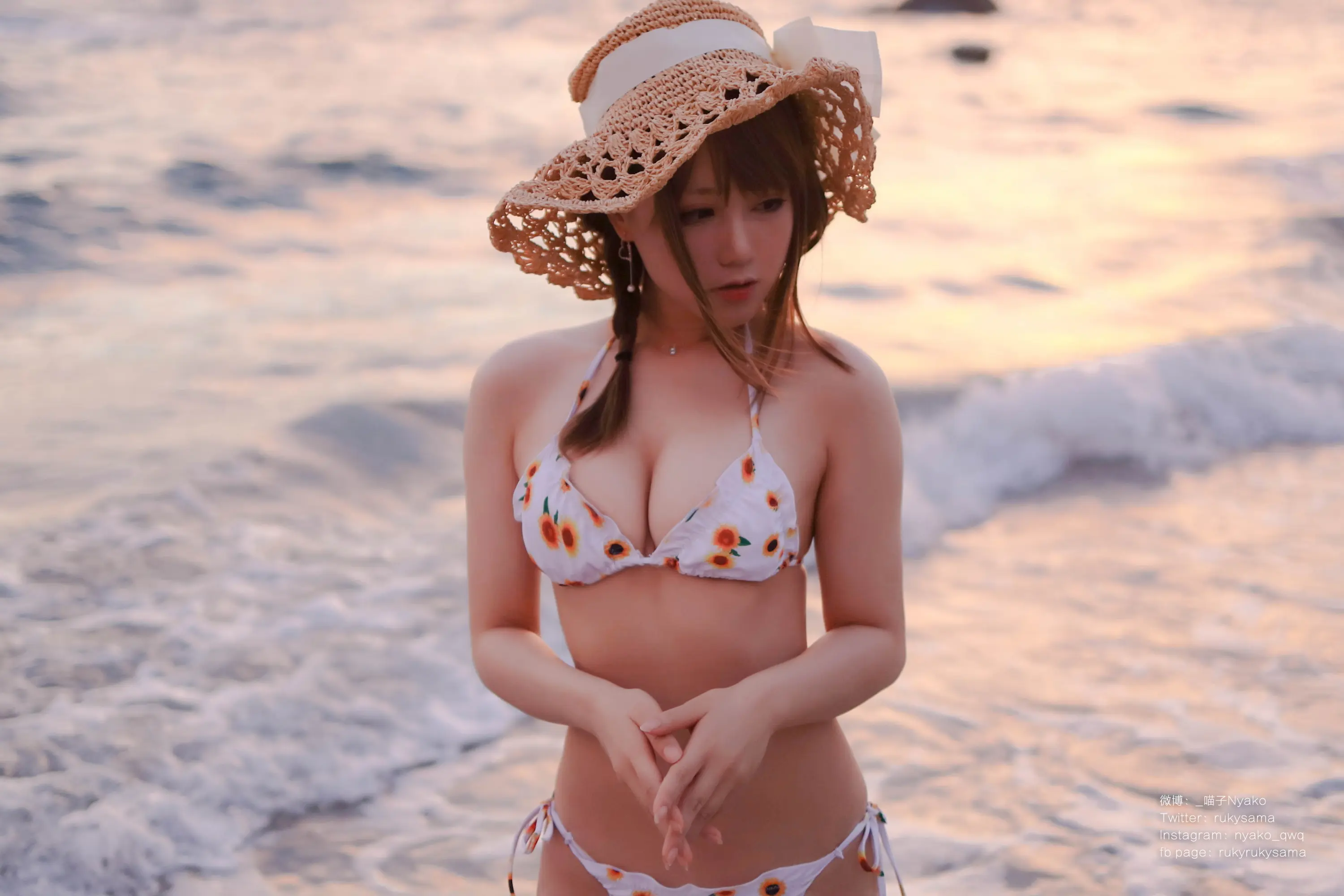 Nyako喵子 向日葵比基尼 [66P]