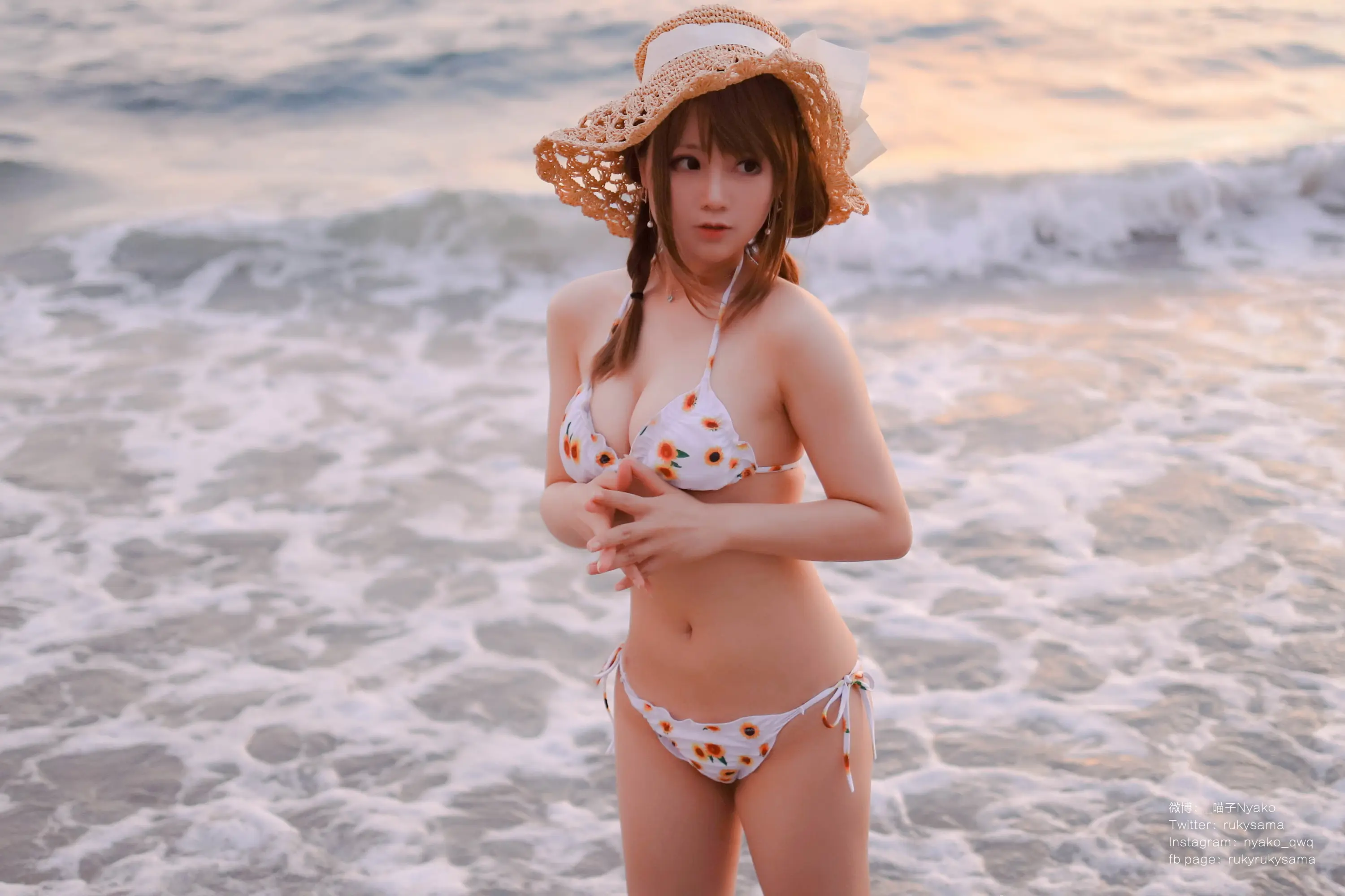 Nyako喵子 向日葵比基尼 [66P]